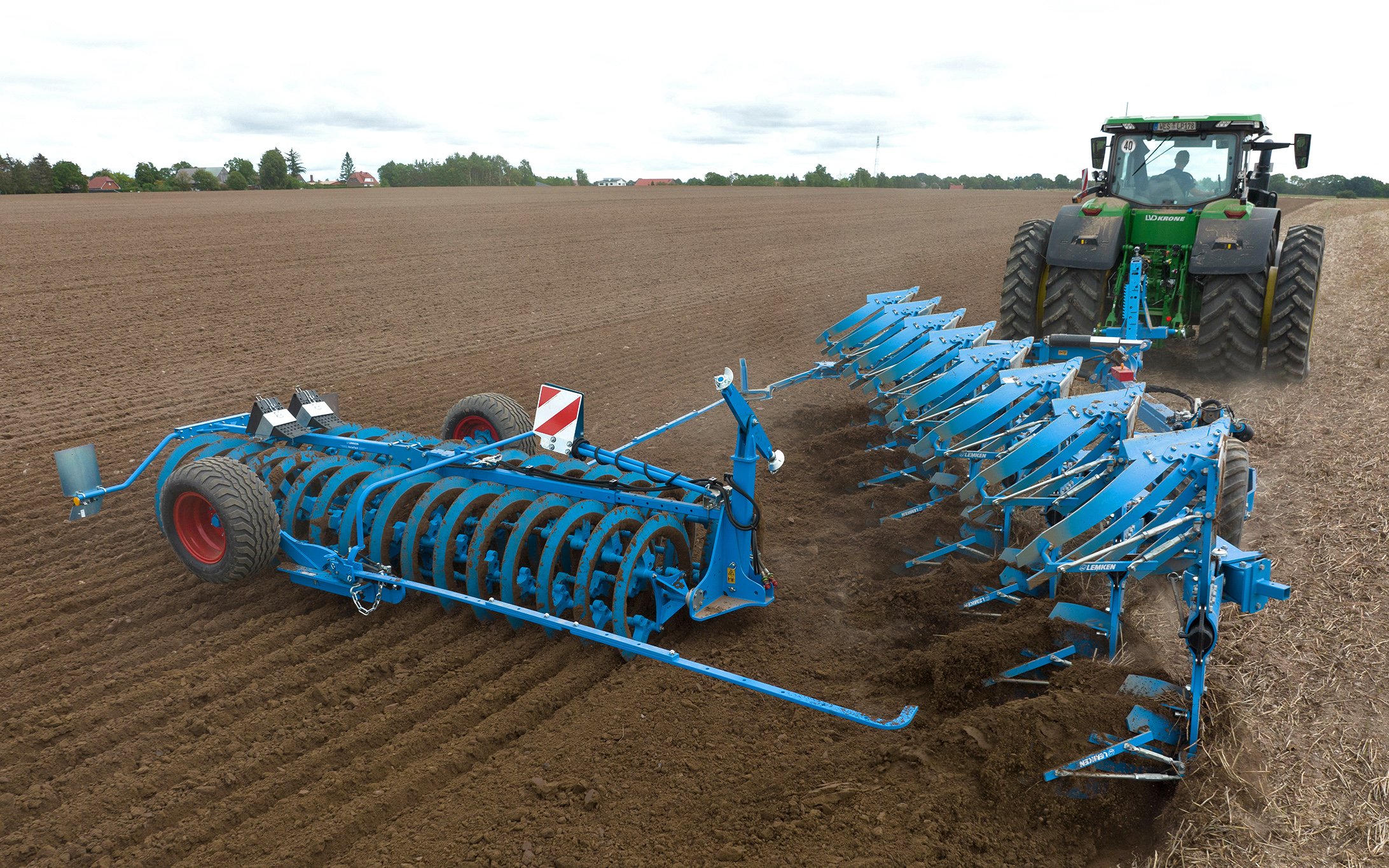 Light soils can be made ready for sowing immediately behind the plough