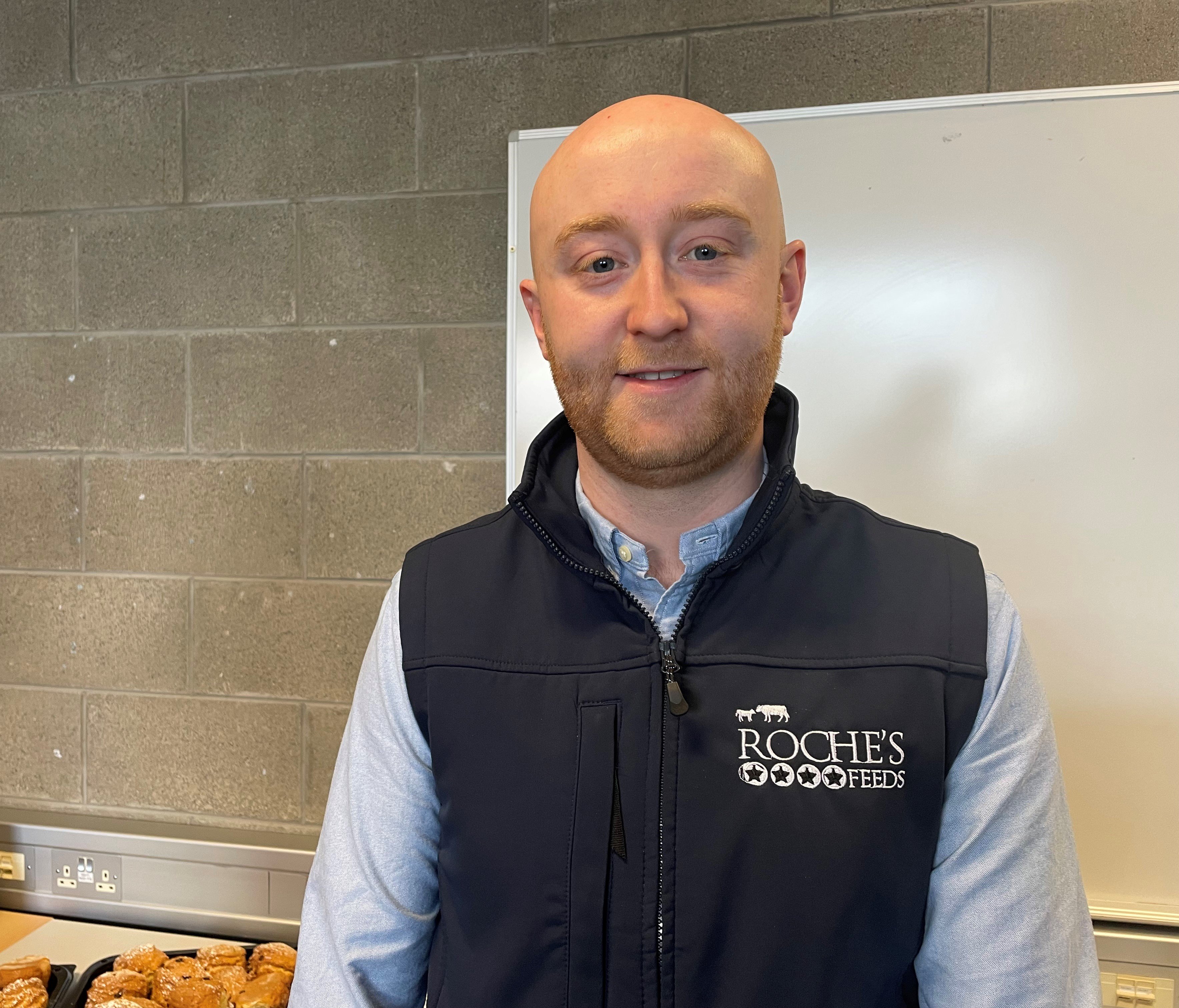 Shane Burns, nutritionist at Roche's Feeds