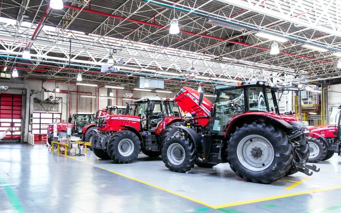 Massey Fergus has been producing tractors at Beauvais in Northern France since 1960