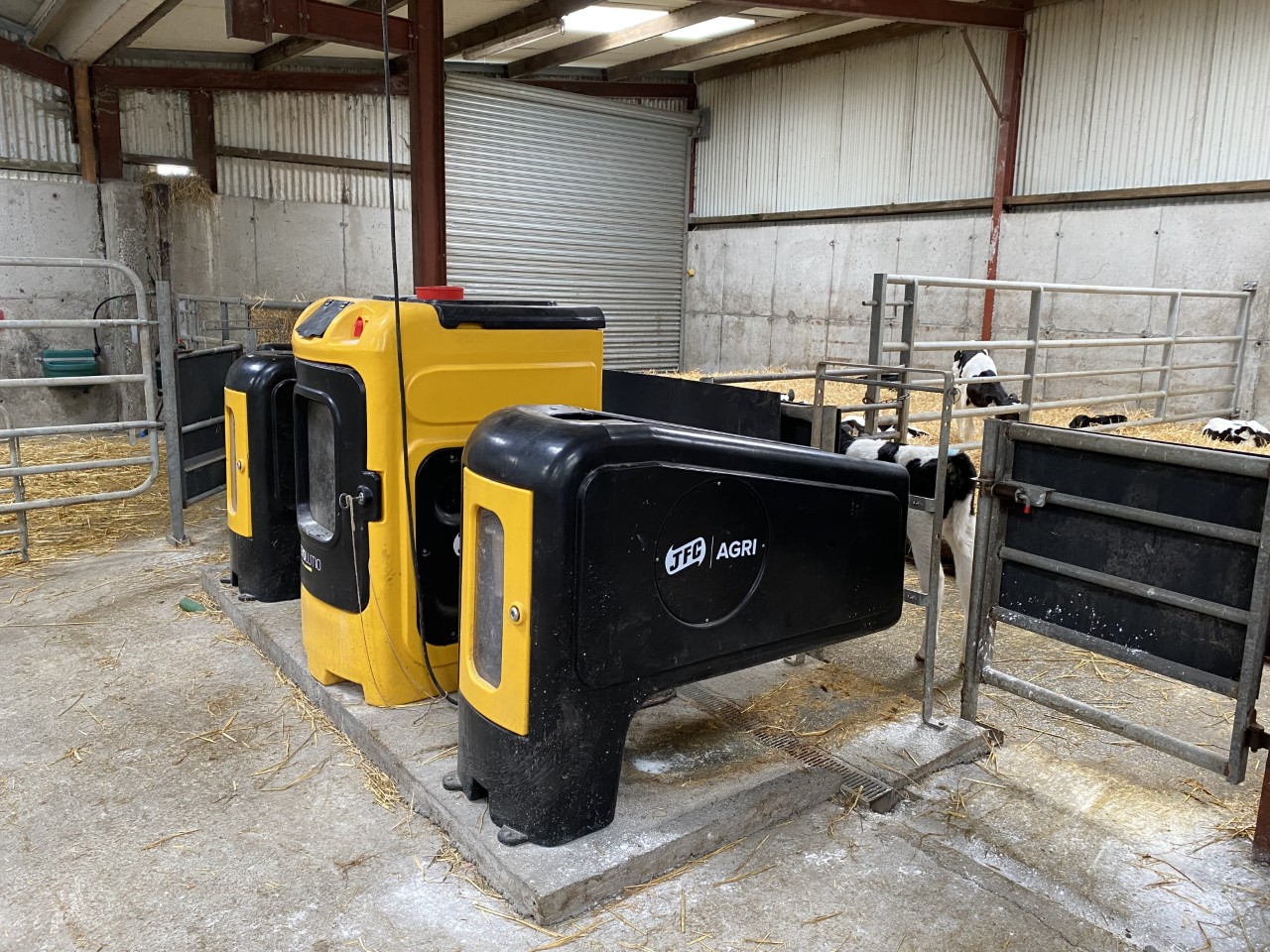 Automatic calf feeders