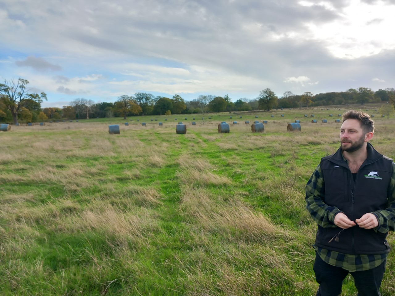 Silas Hedley-Laurence, Farm manager of FAI farms at Oxford. Image: DAERA 