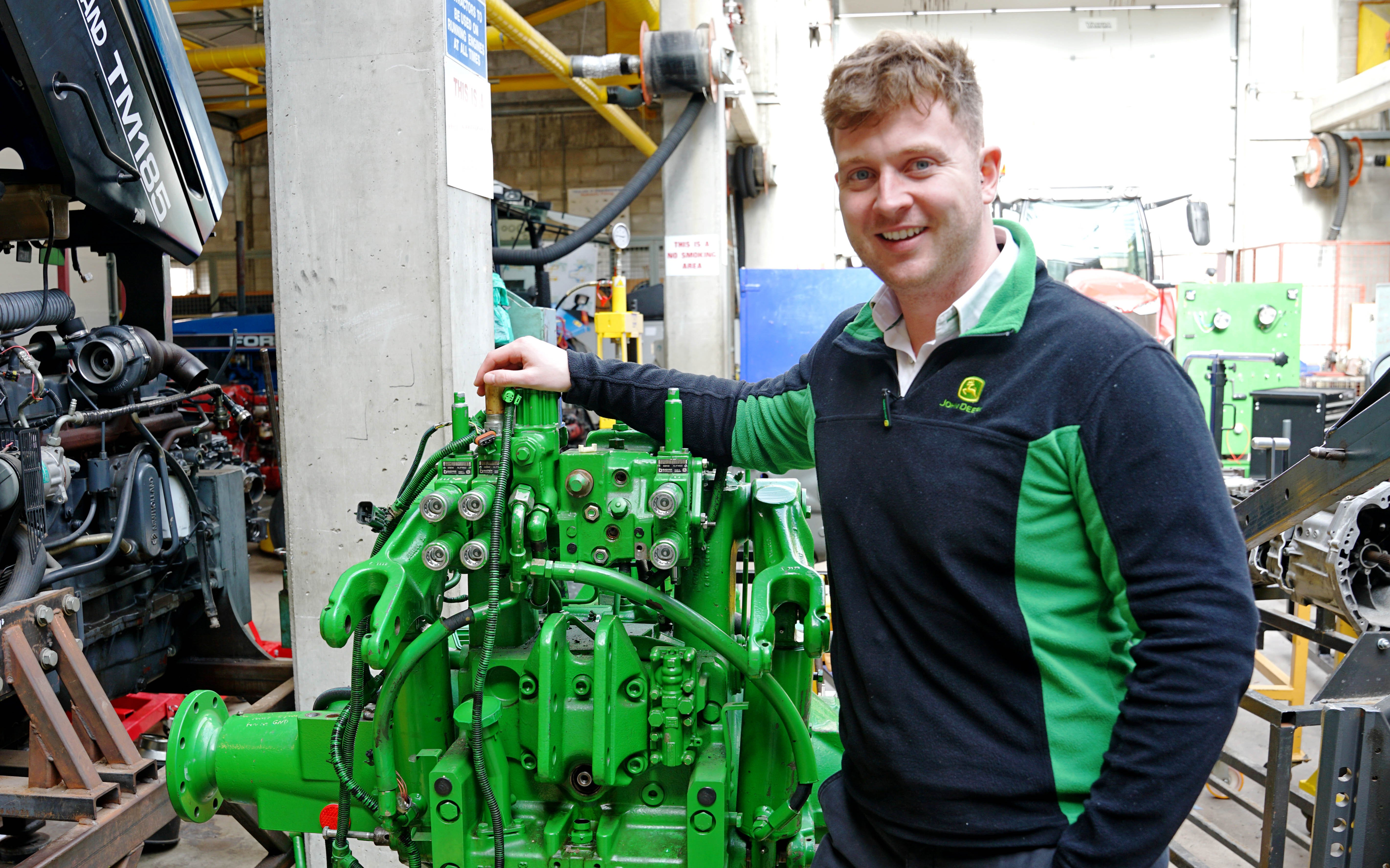 Orie O'Sullivan returns to Tralee where he studied agricultural engineering before joining John Deere
