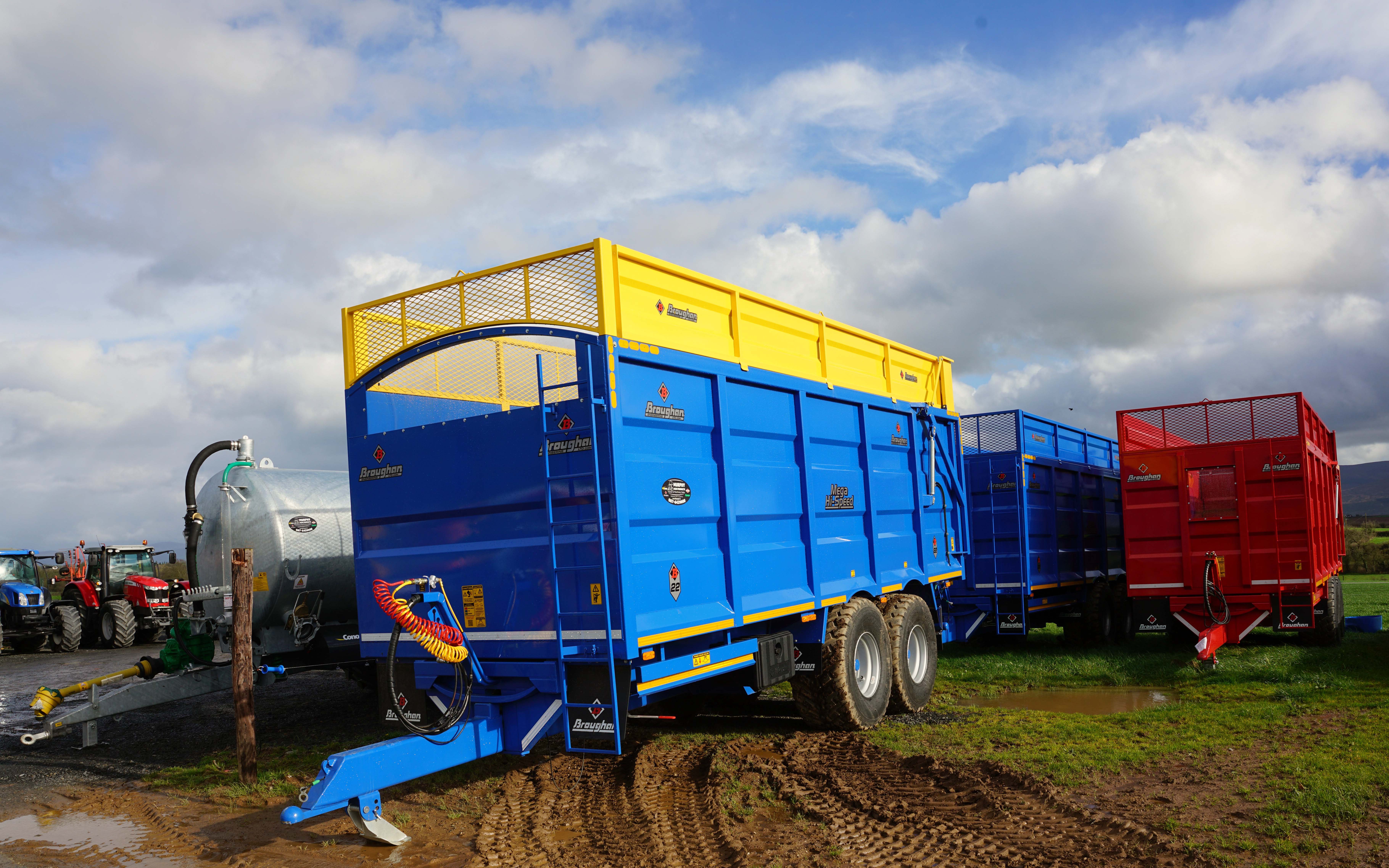 Concreting the rest of the yard and extended storage area is high on the list of investments