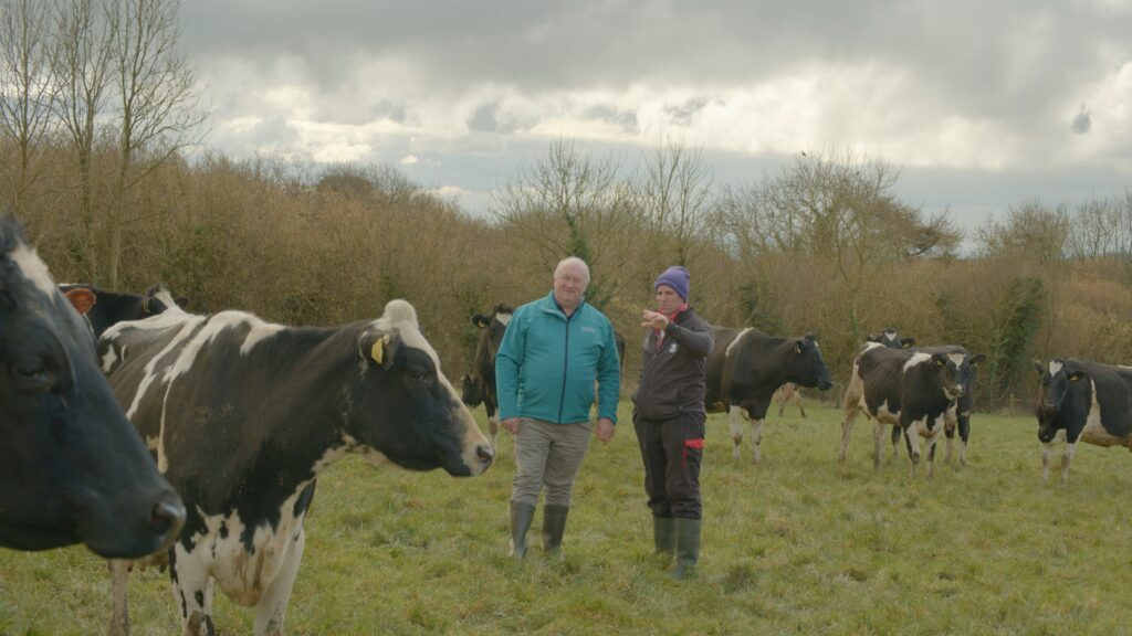 Michael Bergin and his breeding advisor Eamonn Coleman from Eurogene