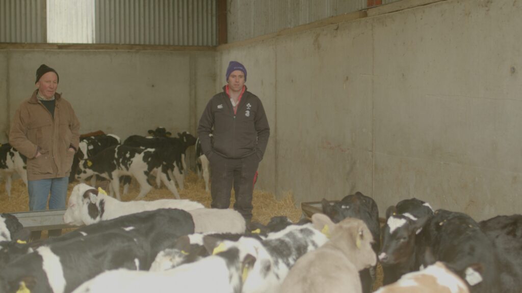 Michael Bergin and his father