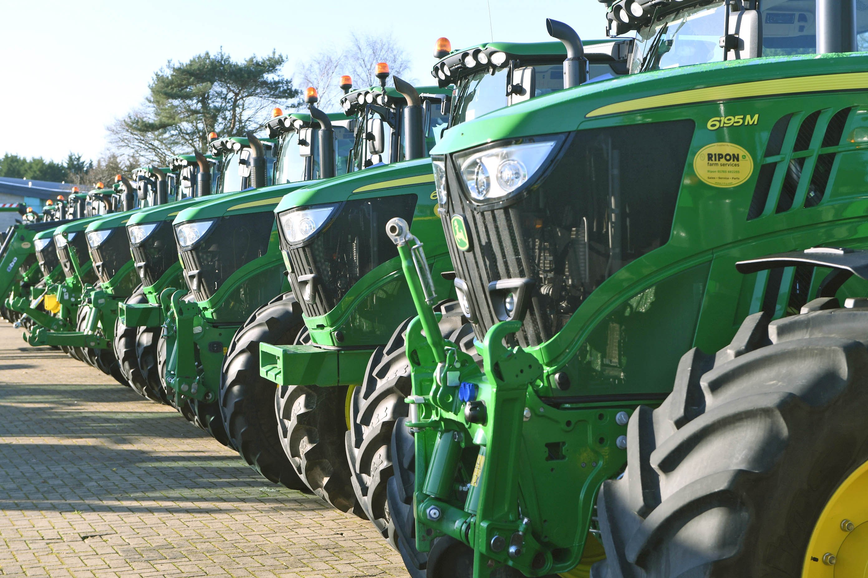 An array of new stock at Ripon Farm Services