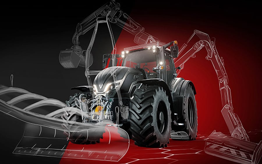 Valtra Unlimited works closely with other companies to supply factory-fitted implements