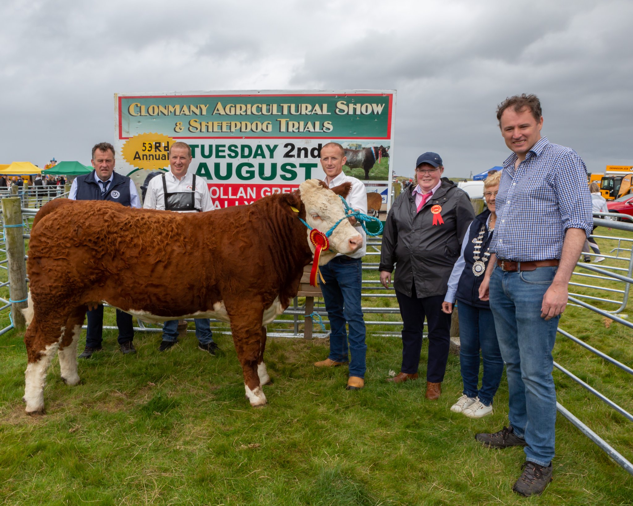 Minister for Agriculture, Food and the Marine, Charlie McConalogue (right) at last year's show