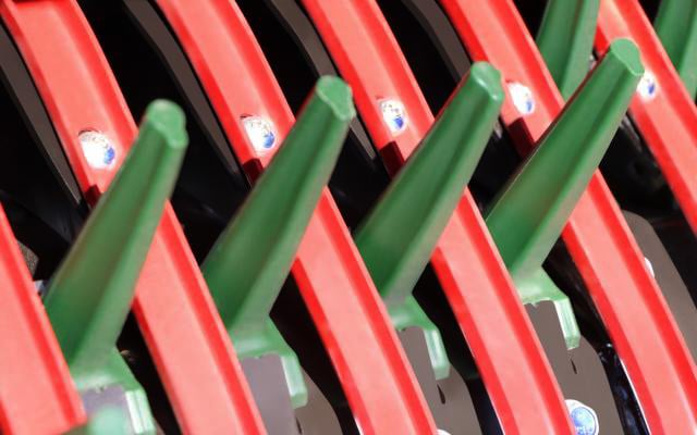 Strautmann pick-ups feature plastic tines which the company claims are as robust as steel