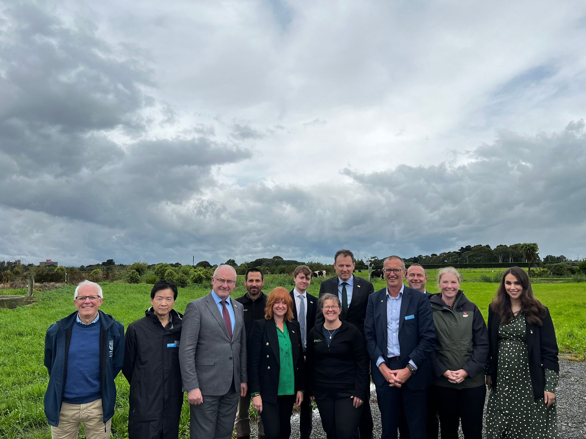 Minister Charlie McConalogue in New Zealand as part of the government's St Patrick's Day programme Source: @McConalogue