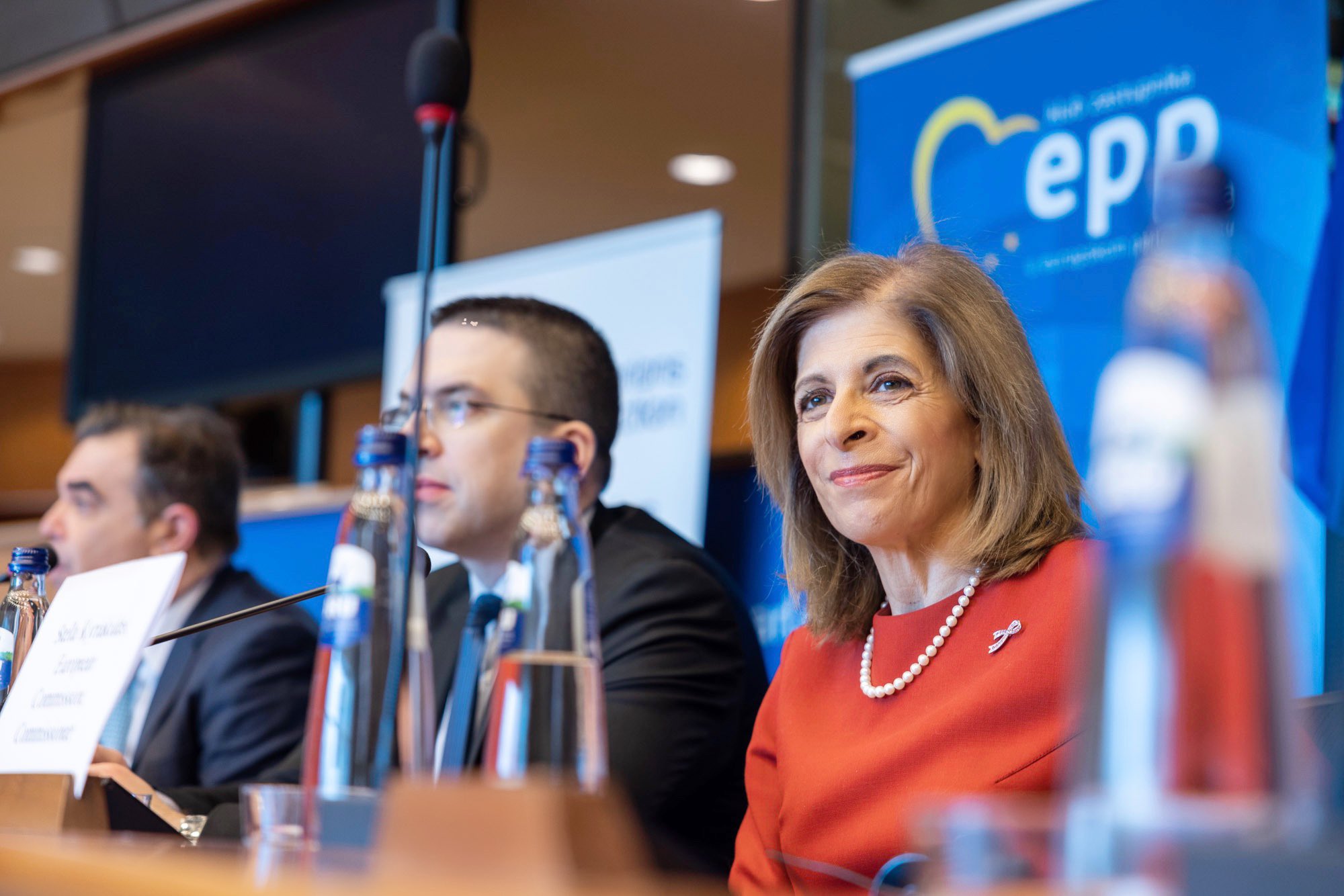 Stella Kyriakides, commissioner for health and food safety. Image: Stella Kyriakides Twitter