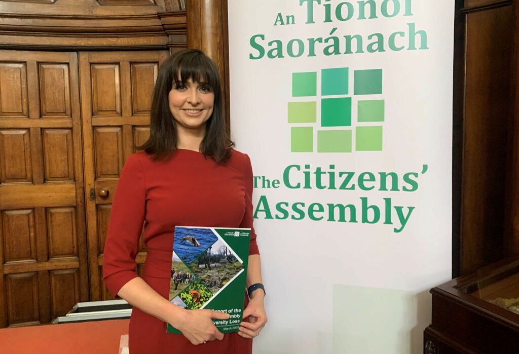 Chair of the Citizens' Assembly on Biodiversity Loss Dr. Aoibhinn Ní Shúilleabháin