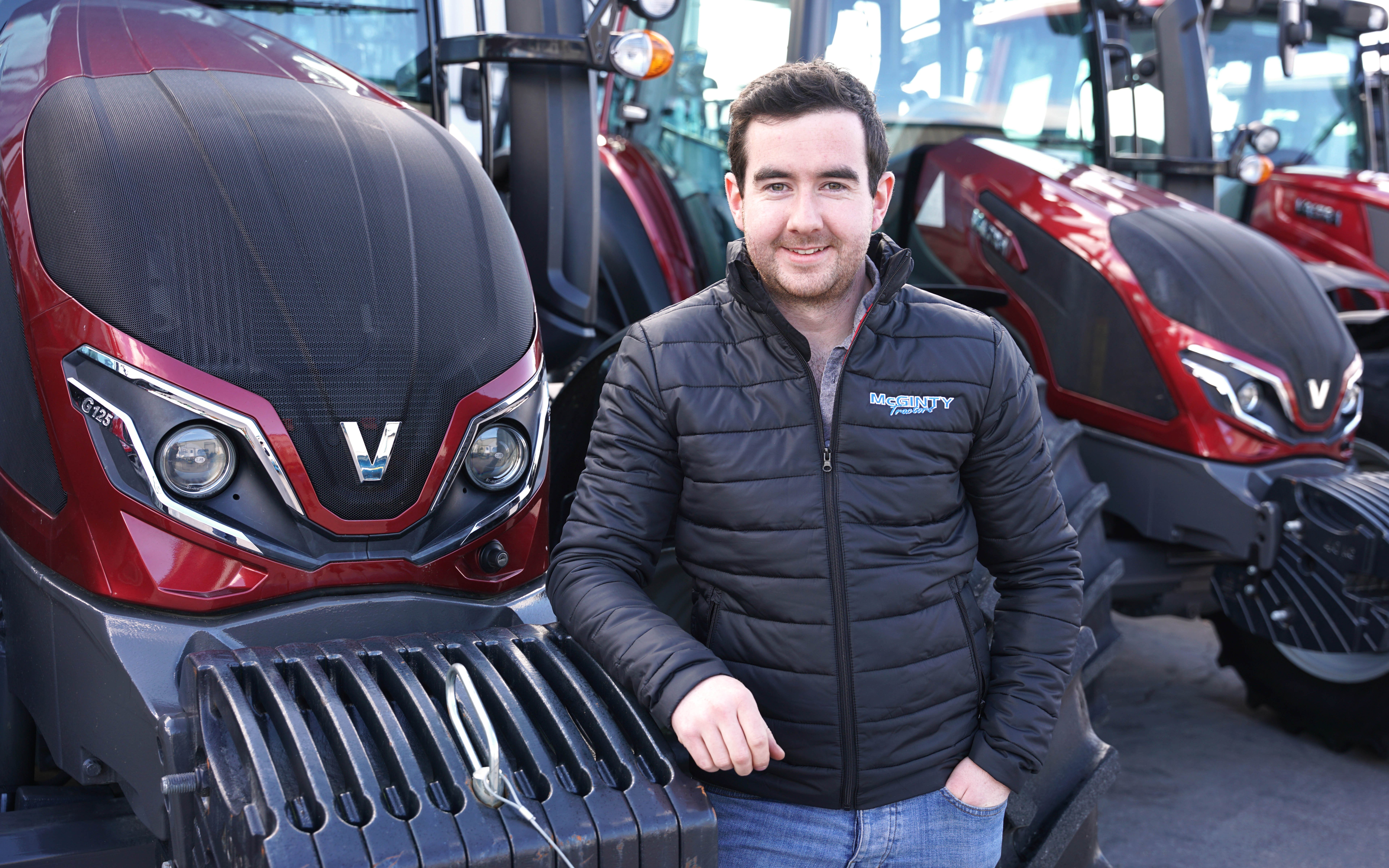 Kevin Ward, sales manager for McGinty Tractors