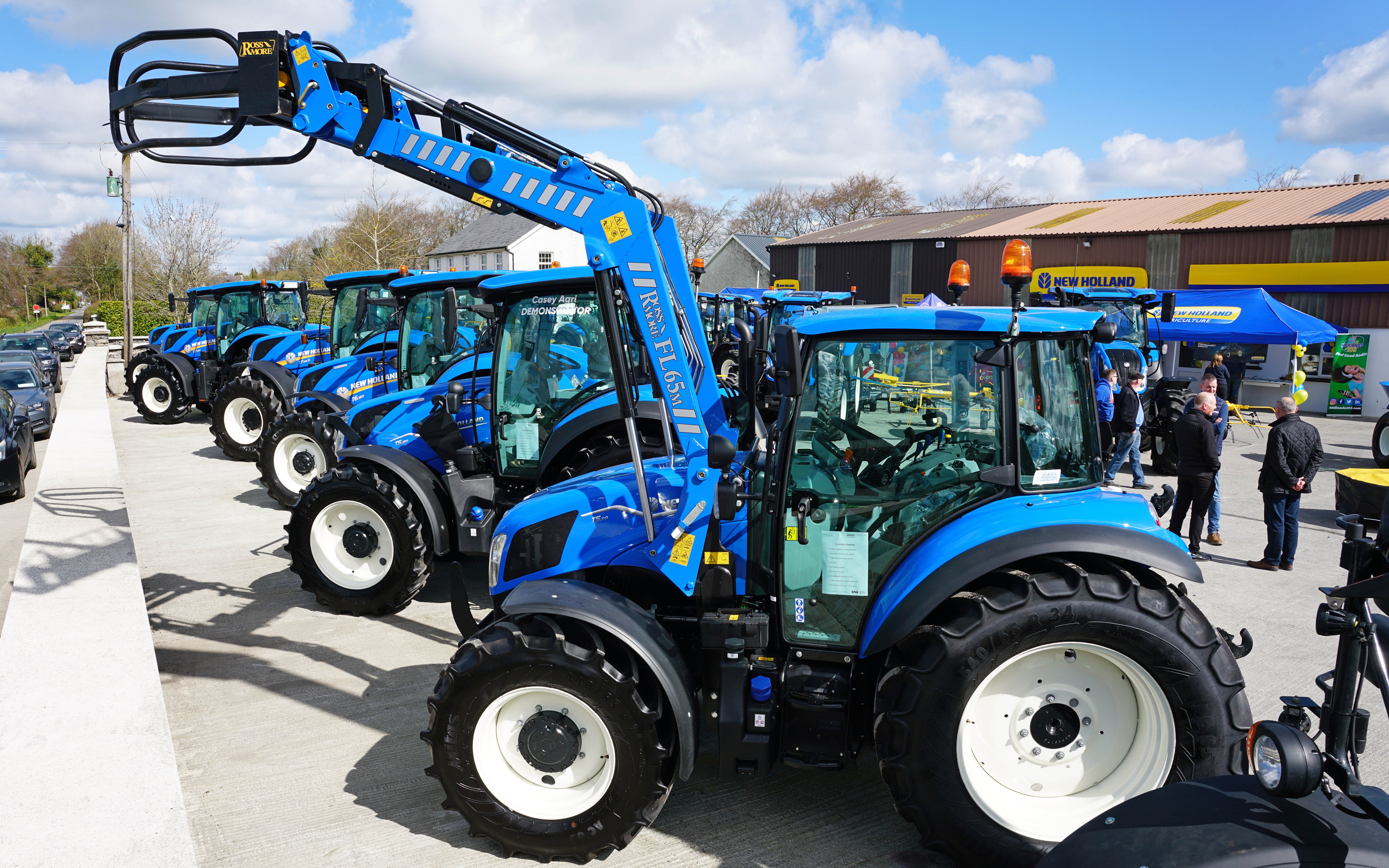 Since the new year, Casey Agri has been able to build up a stock of new tractors