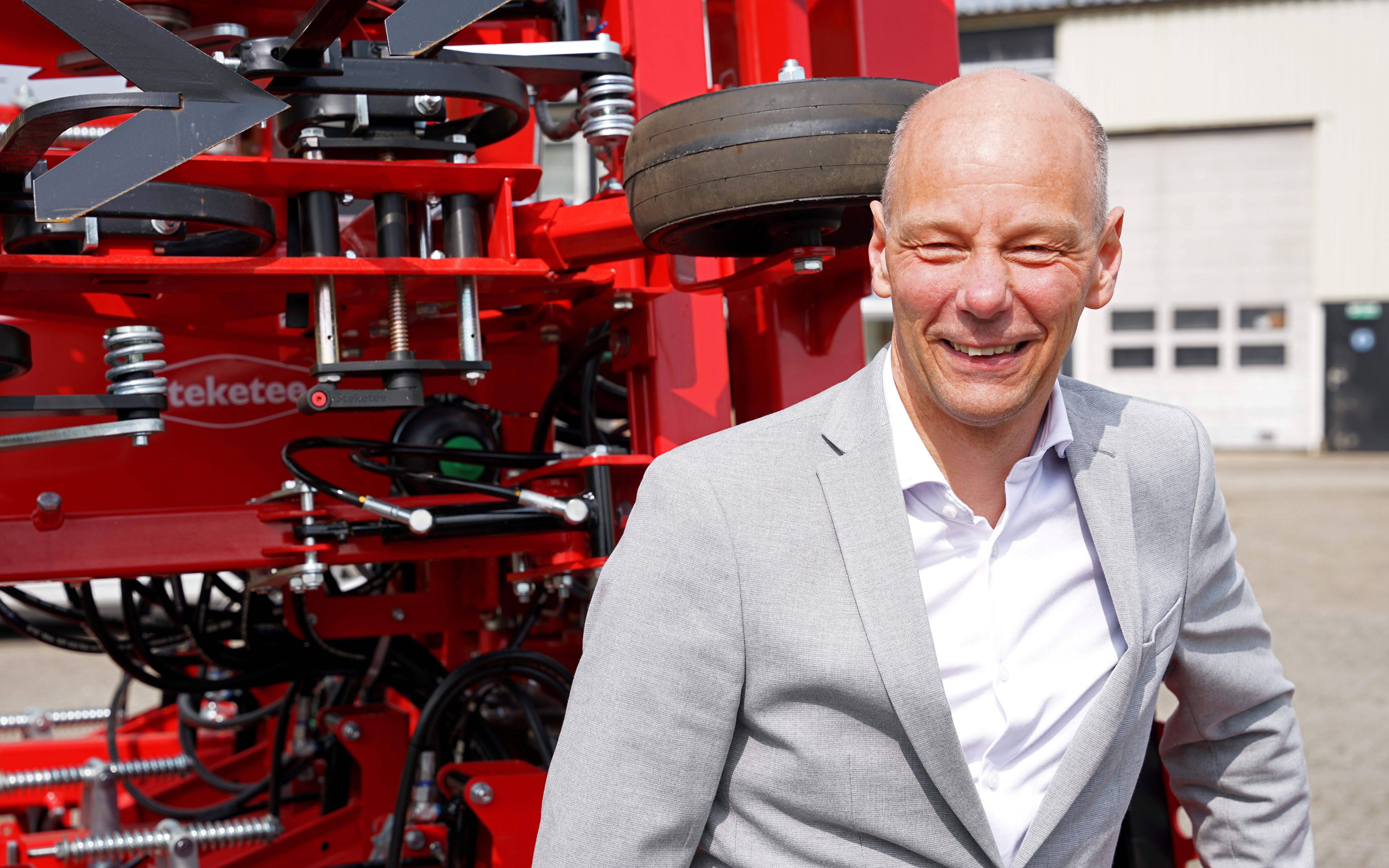 Iljan Schouten, MD of Steketee, is keen to bring mechanical weed control into the mainstream