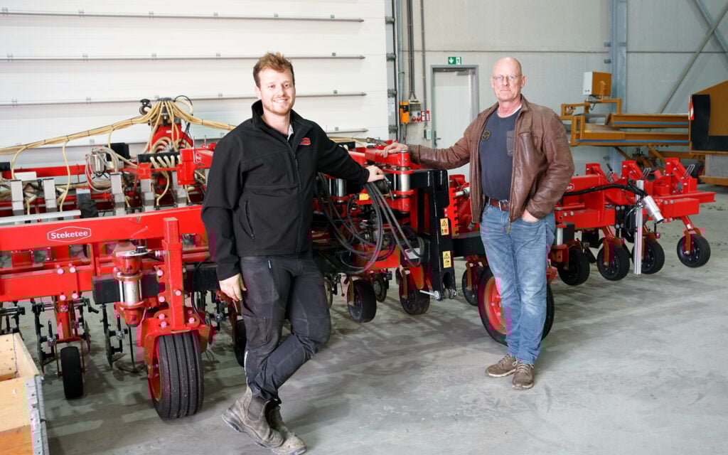 Jac (left) and Cornelis Eck of Herkingen, the Netherlands