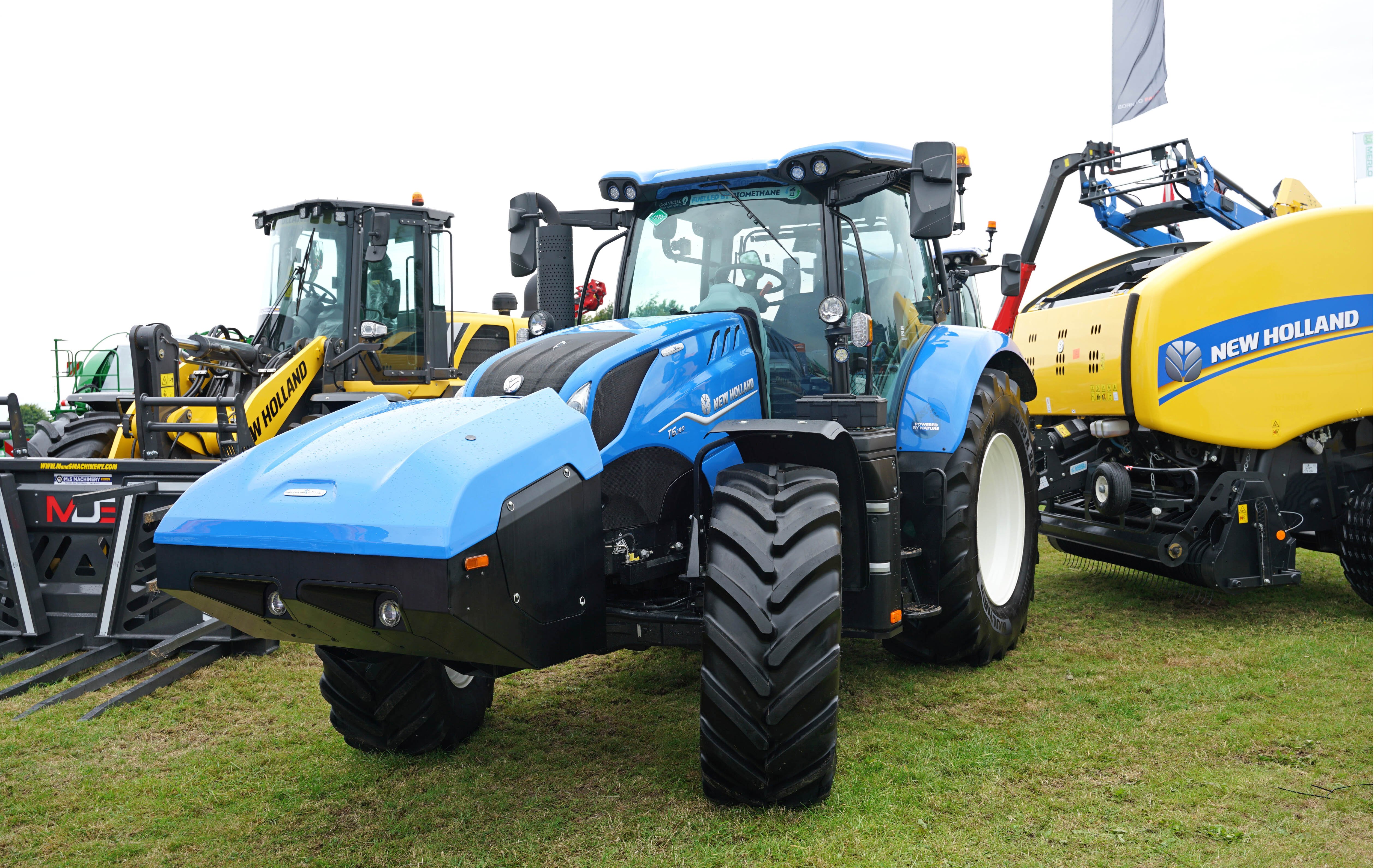 New Holland has been busy promoting methane as a fuel of the future