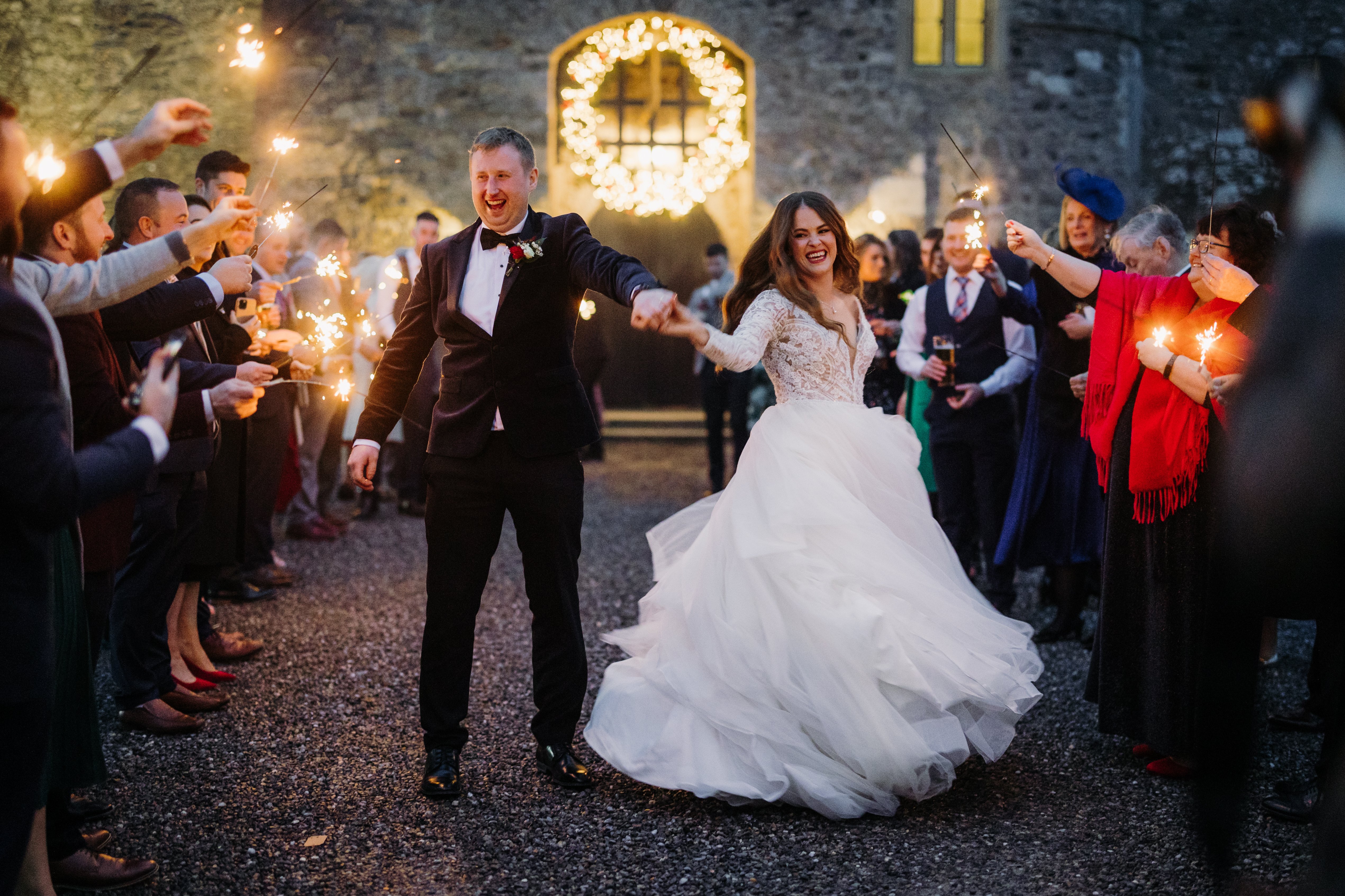 Amy and Brian enjoyed every moment of their wedding day
