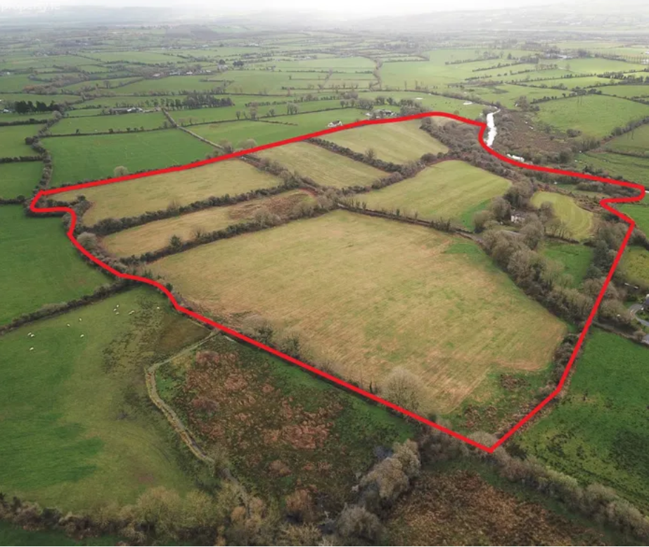 The 49ac farm in Currans, Co. Kerry Image: Tom Stuart, Stuart Auctioneers, Castleisland