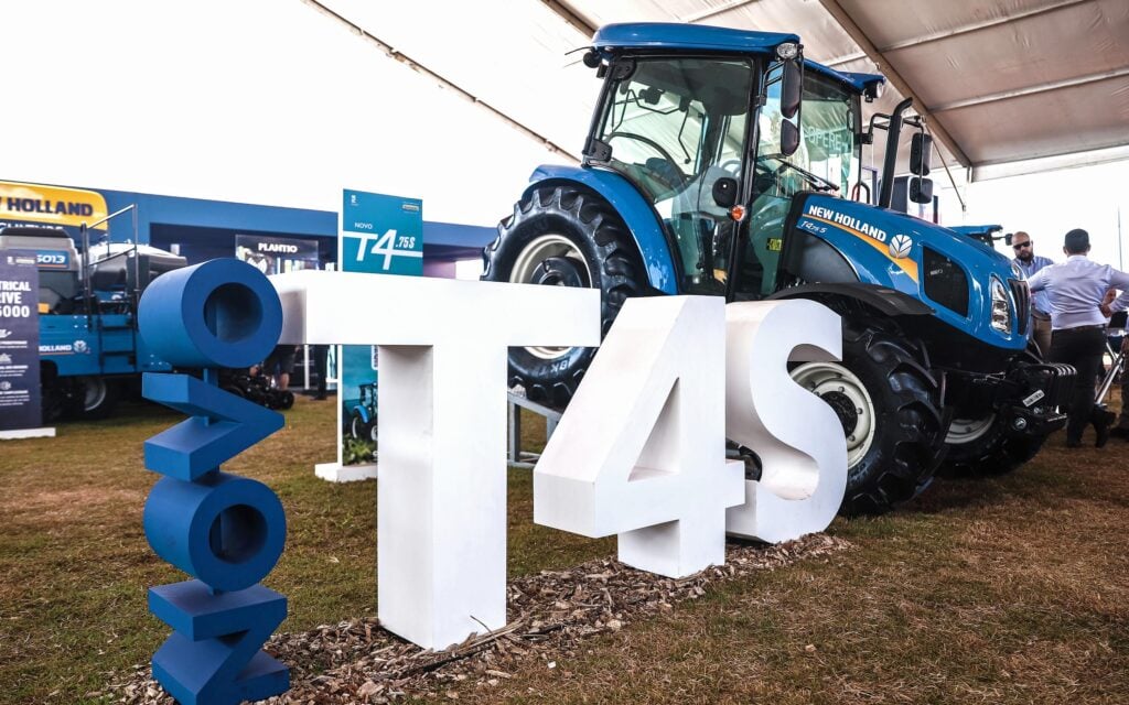 New Holland took the opportunity to introduce a new 75hp model to its range at Agrishow in Brazil