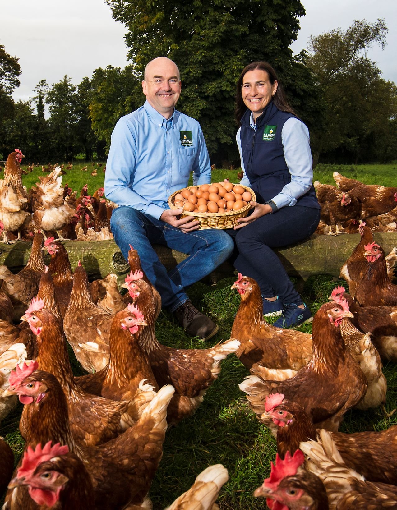 John and Eileen Hall, Cavanagh Free Range Eggs