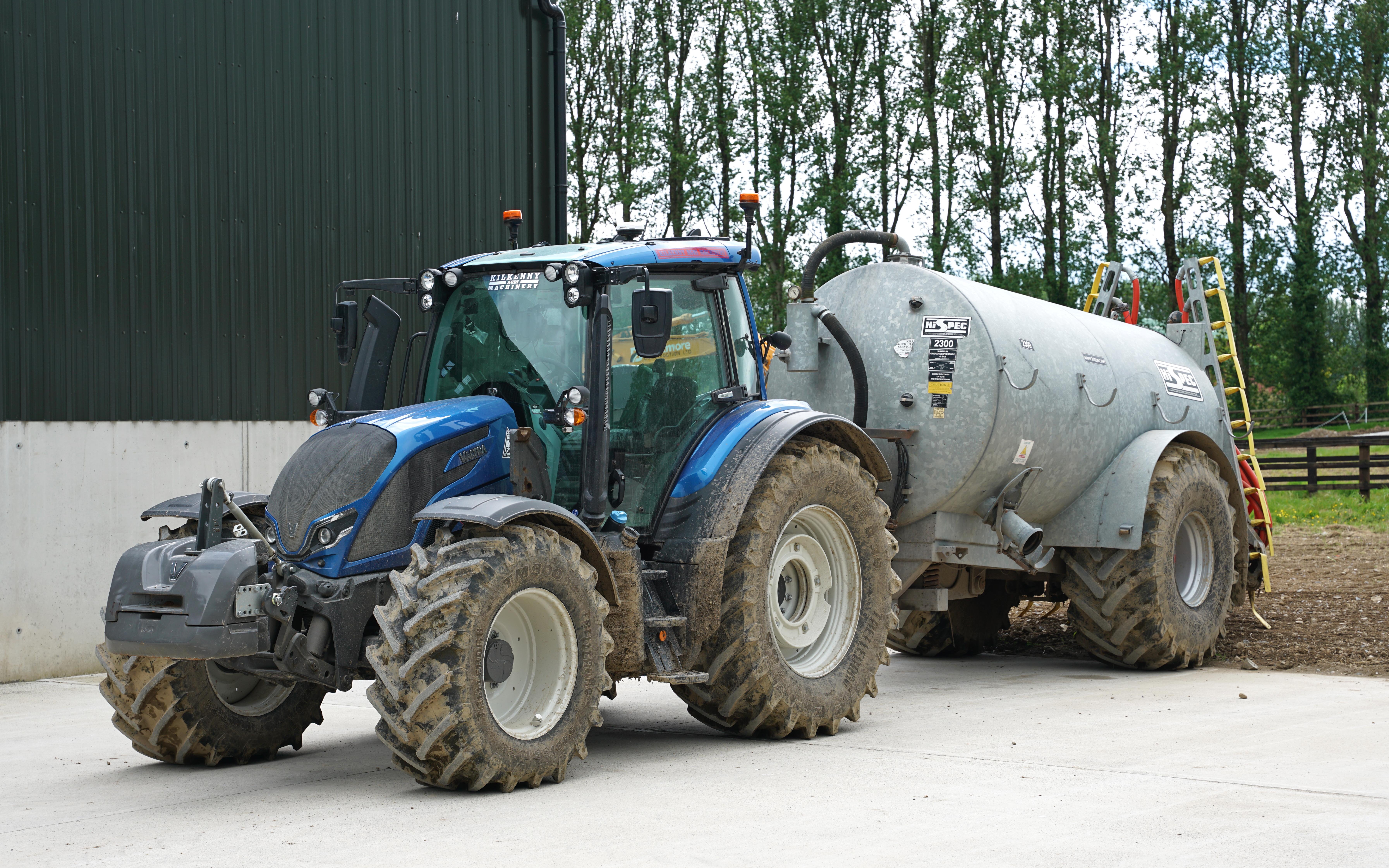 The tractor fleet is kept up-to-date with a mix of tractors to ensure students experience a wider variety of machines
