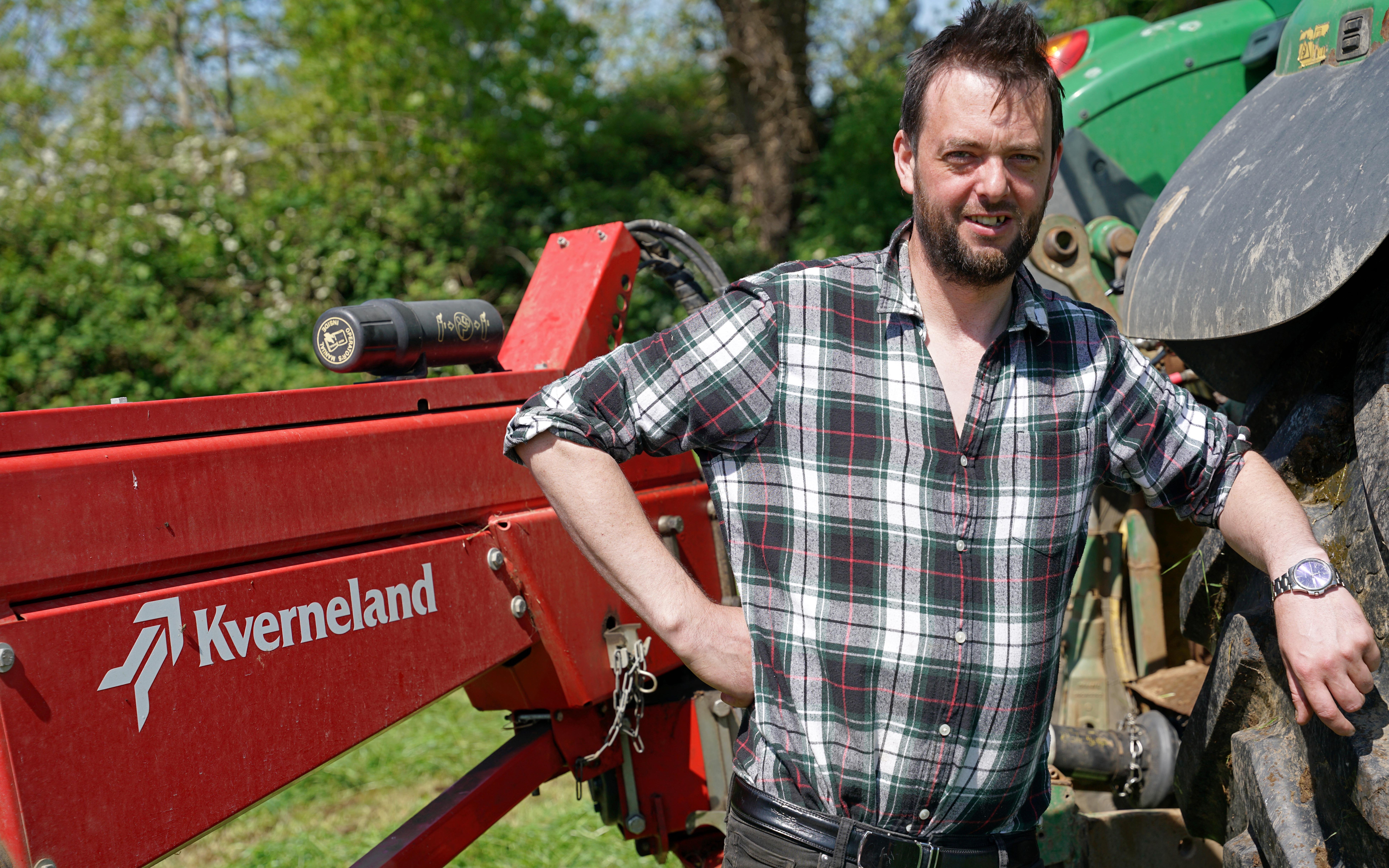 Thomas Poole's silage season kicked off on May 13 at Tara Hill, Co. Wexford