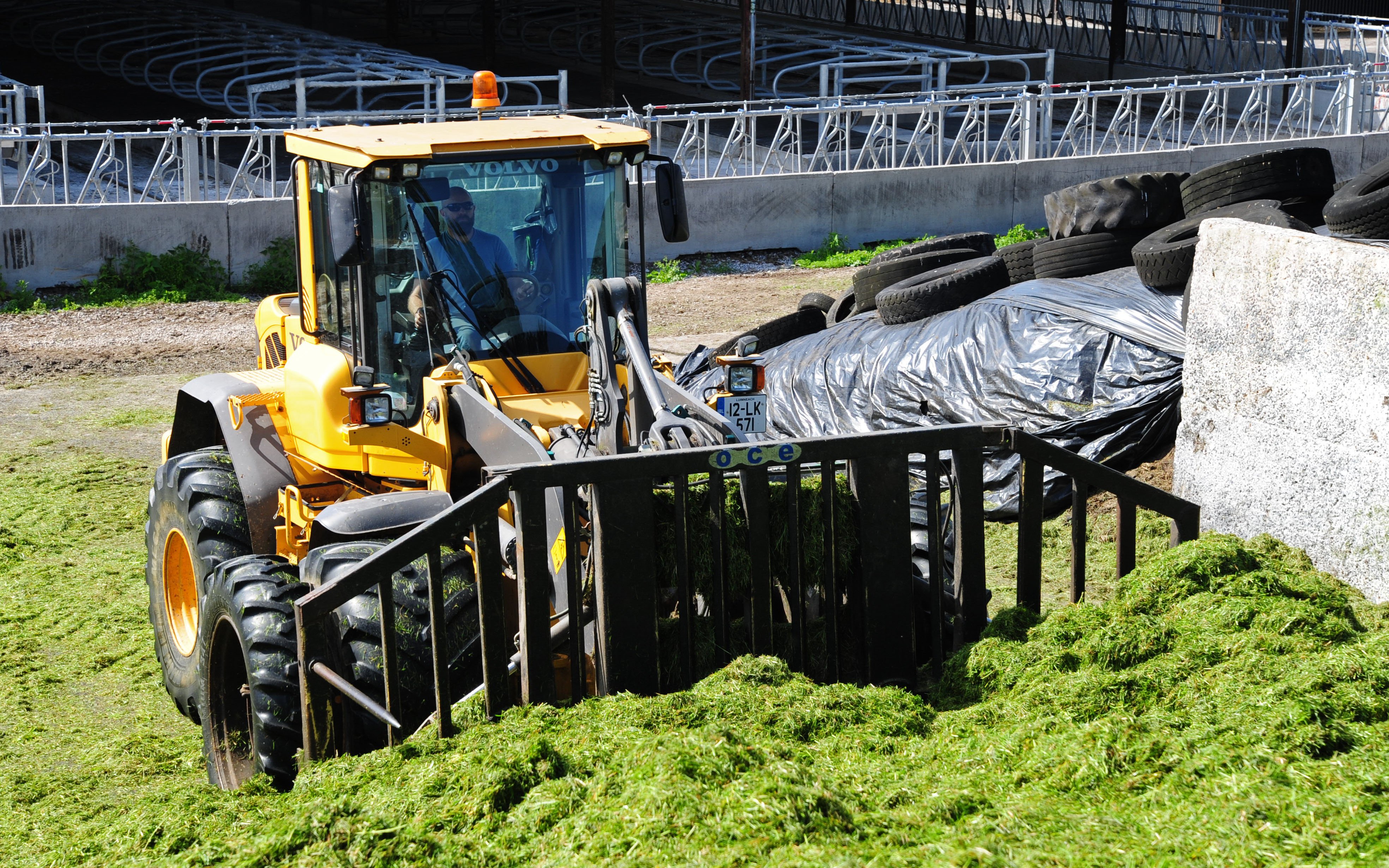 Filling a big pit in one go requires a lot of grass coming ready at the same time