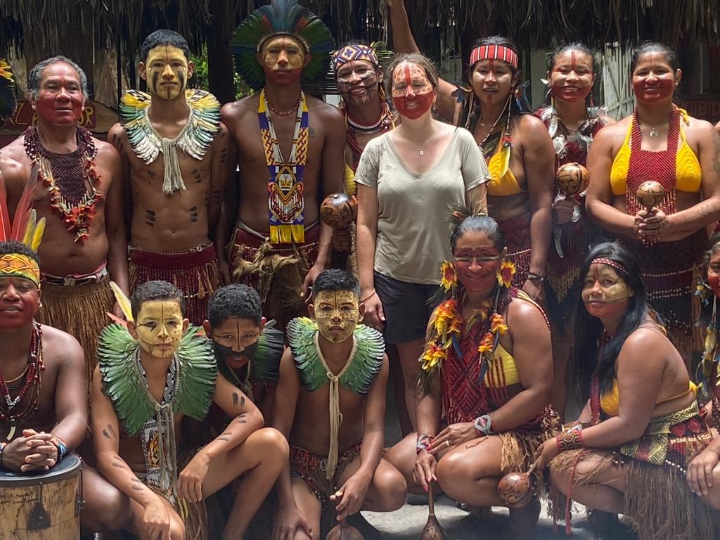 Marina Conway and the Pataxó tribe