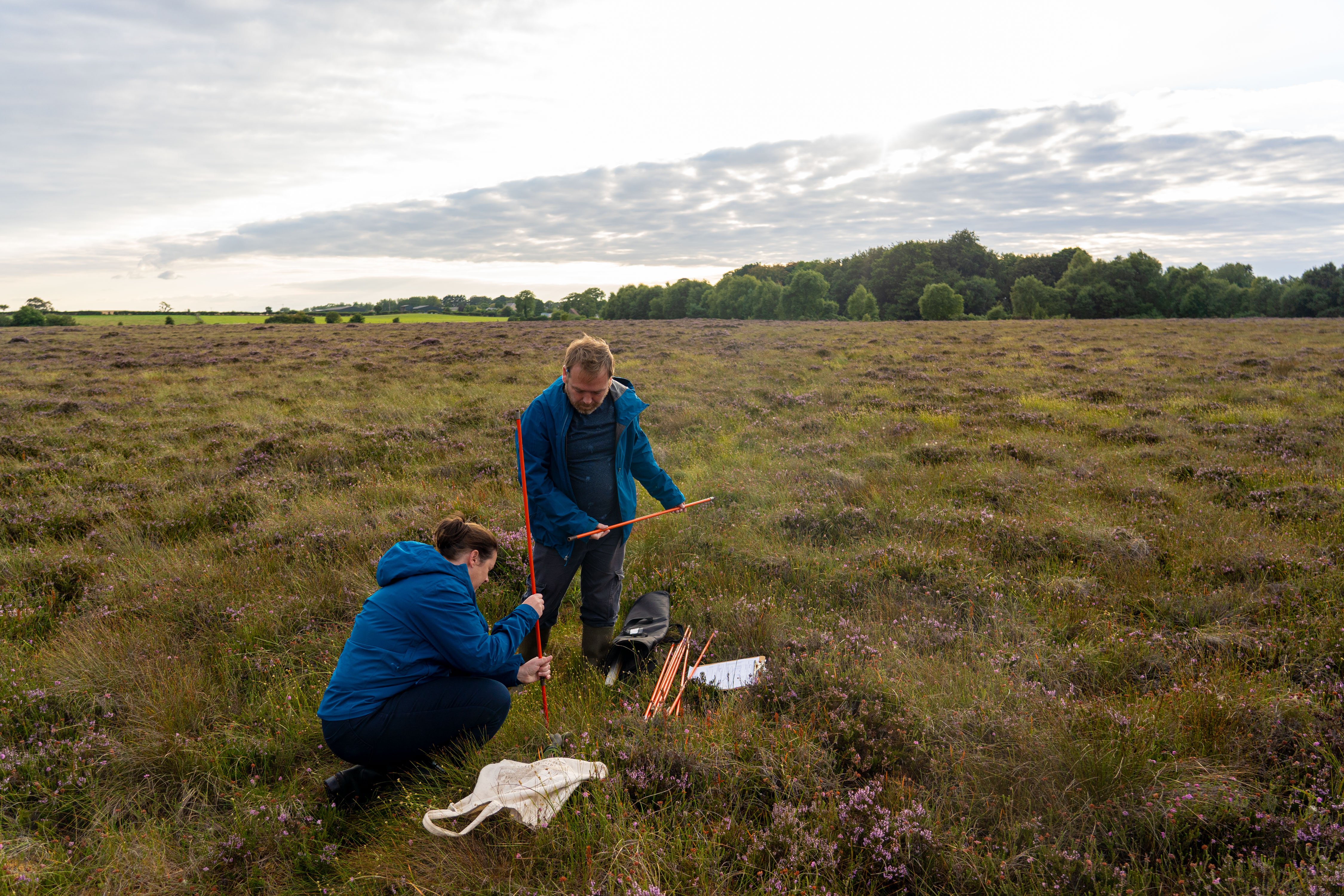 CEO Nuala Madigan and Tristram Whyte of the Irish Peatland Conservation Council (IPCC) at the Bog of Allen Nature Centre in Co. Kildare. Source: IPCC
