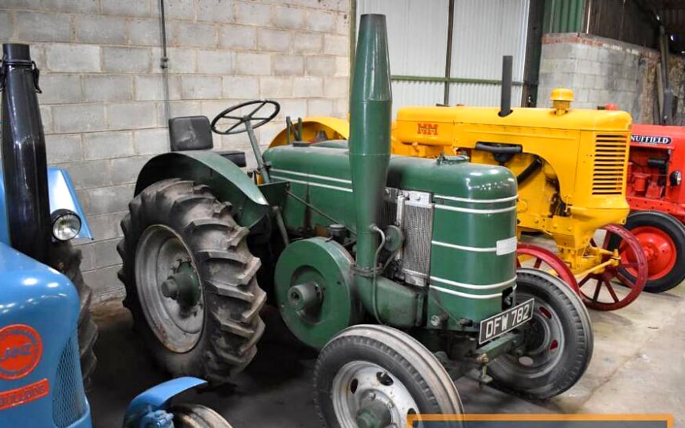 1947 Field Marshall Series 1 diesel tractor. Serial No. 2862. Starting a Field Marshall was always a process requiring special ignition papers or firing cartridges