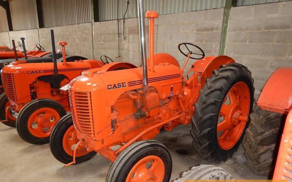 1943 Case Model DC4 petrol/paraffin tractor Serial No. 4901350DC. Straight petrol would have been the more normal fuelling arrangement in America