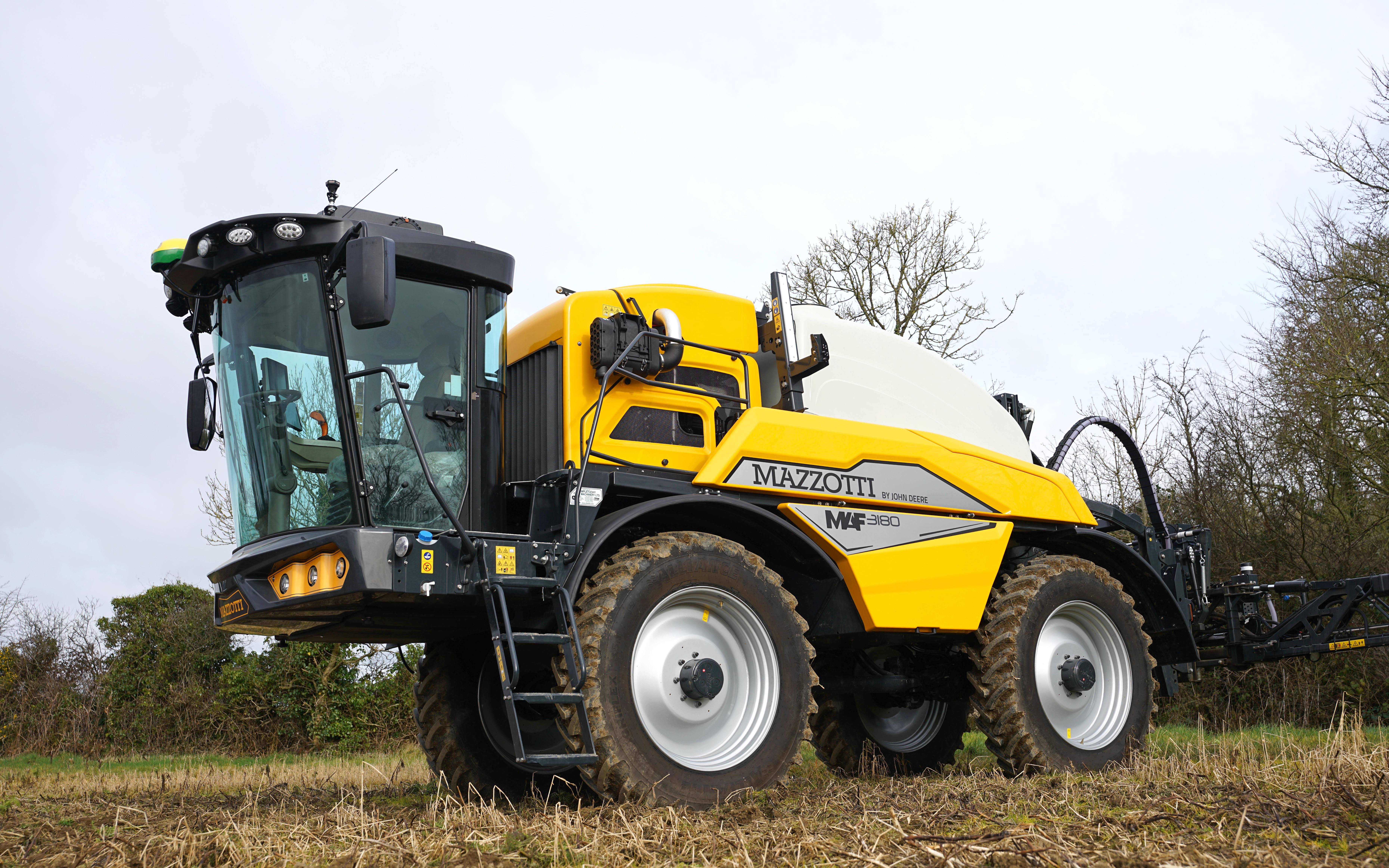 The first Mazzotti to arrive in Ireland was this MAF 3180 on display at the Agri-Care event in Wexford this February