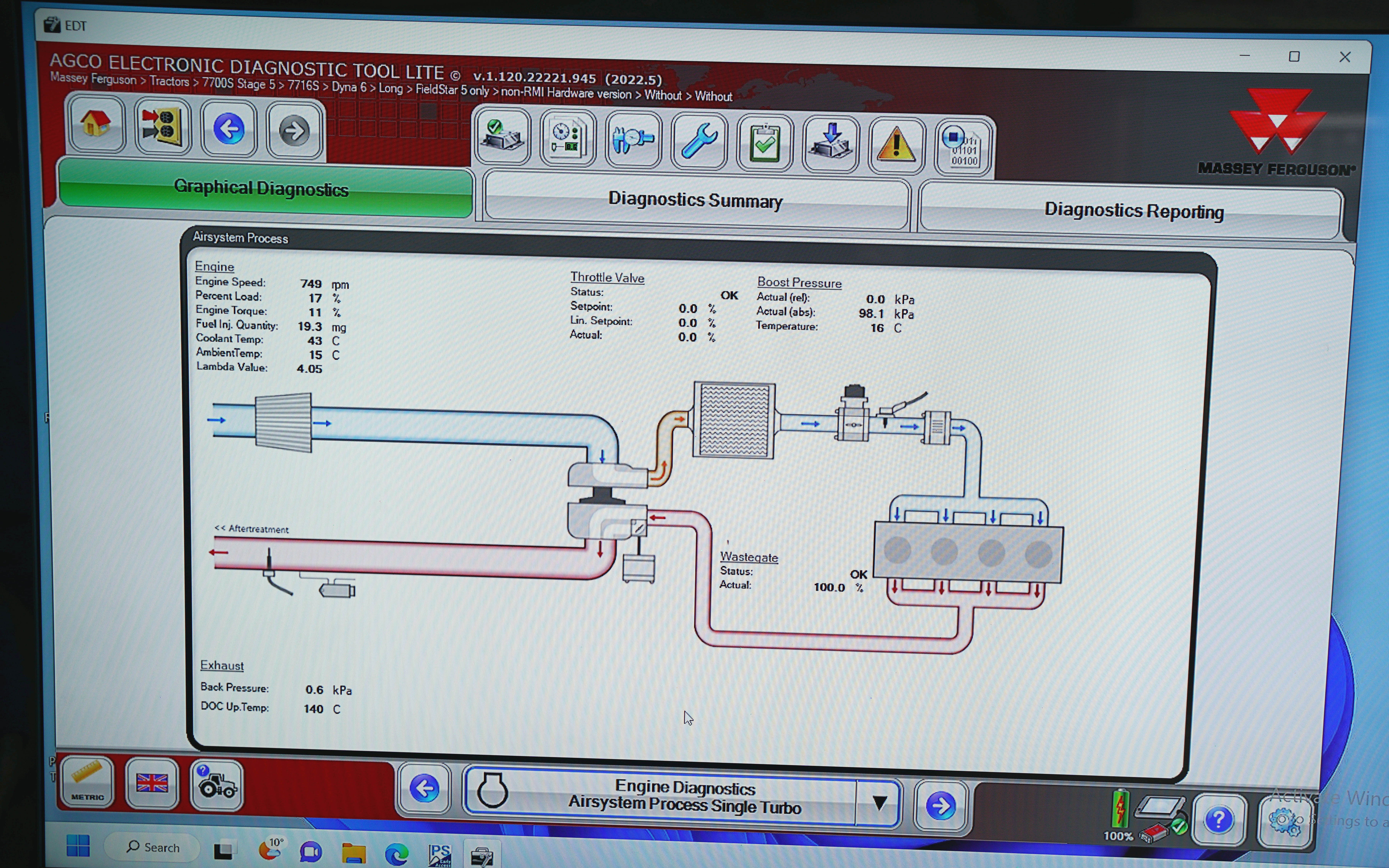 AGCO is making its diagnostic software more user friendly through the use of graphics