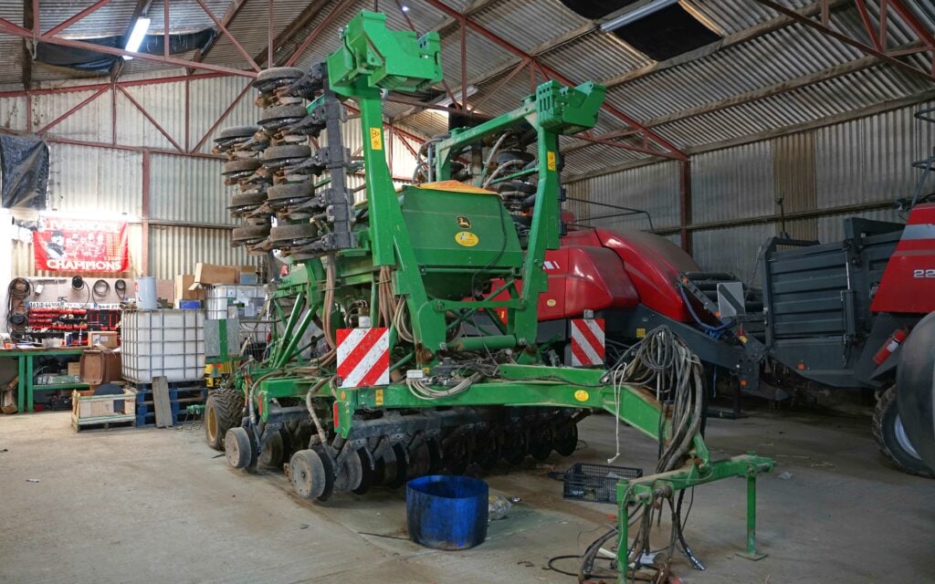 The year for each field starts with drilling by a fully ISOBUS controlled 6m low draught disc drill