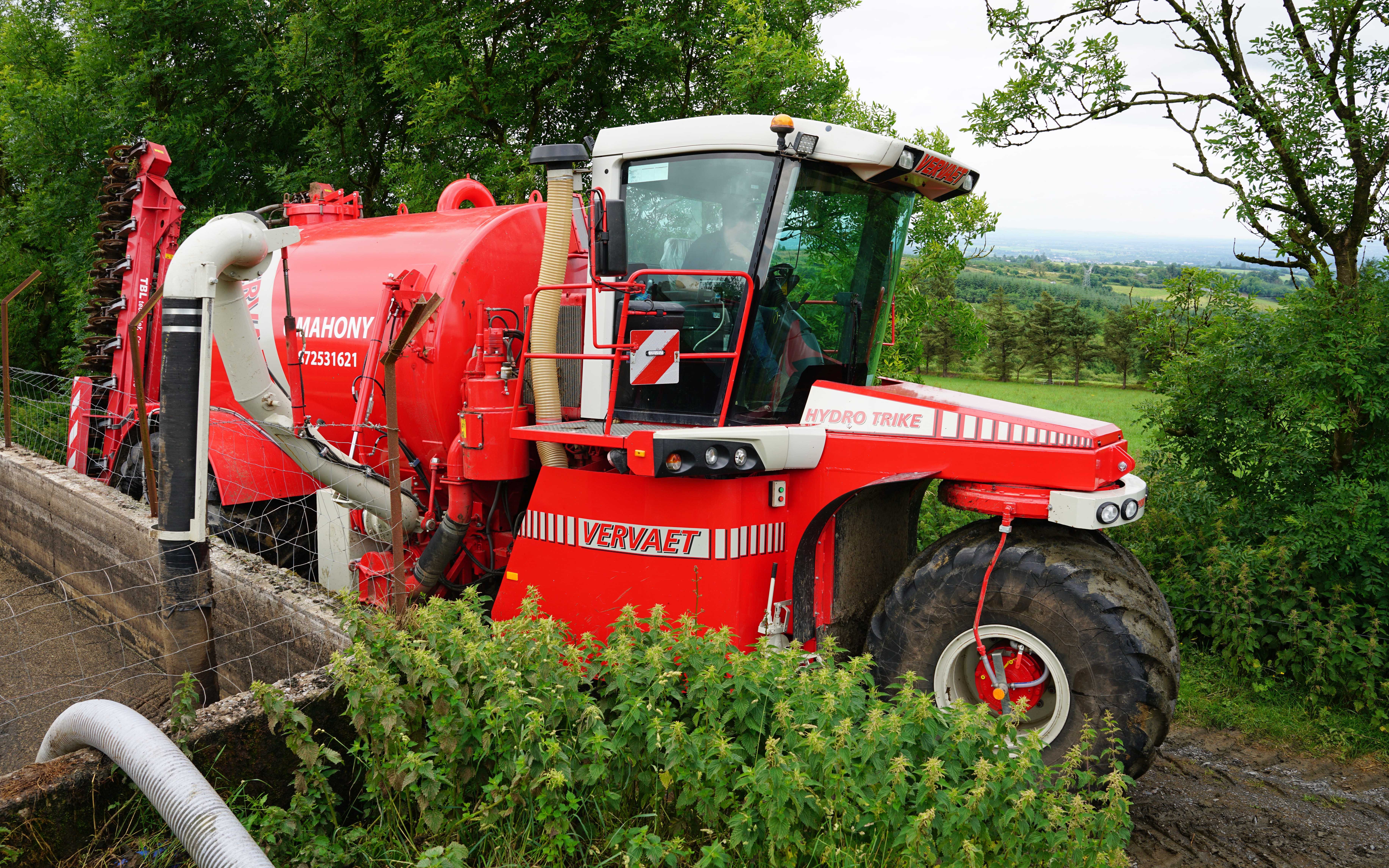 Filling the tank is quick and easy without the driver having to get out of the cab