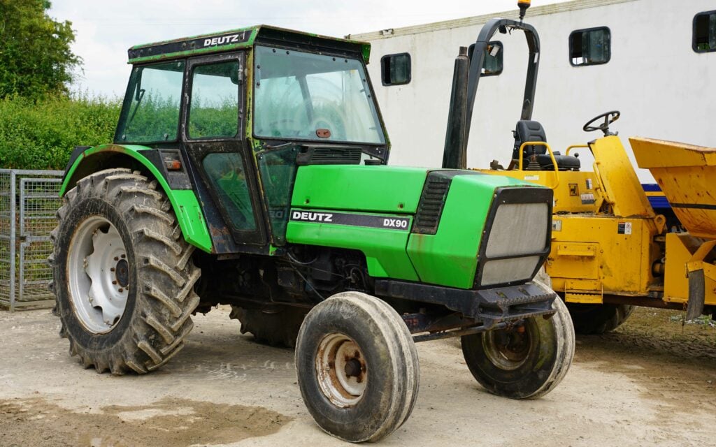 And now for something completely different! Five cylinders and air cooled. The Deutz DX90 was produced between 1978 and 1982 and offered 84hp at the power take-off (PTO)
