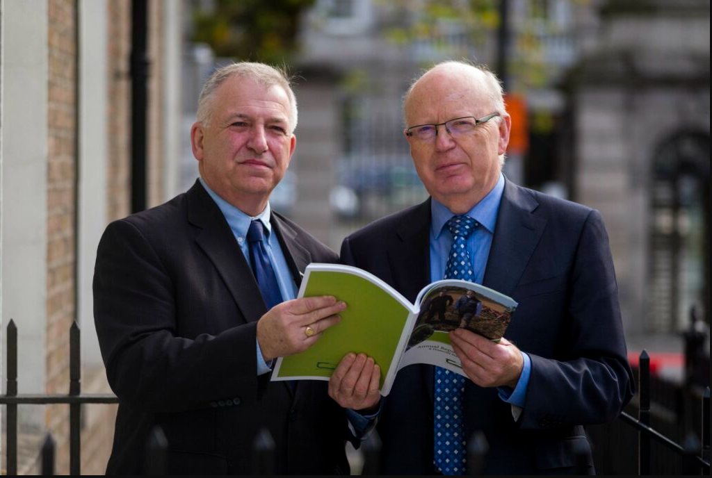 Former director of Teagasc, Prof, Gerry Boyle with former chair of the Teagasc Authority, the late Dr. Noel Cawley RIP