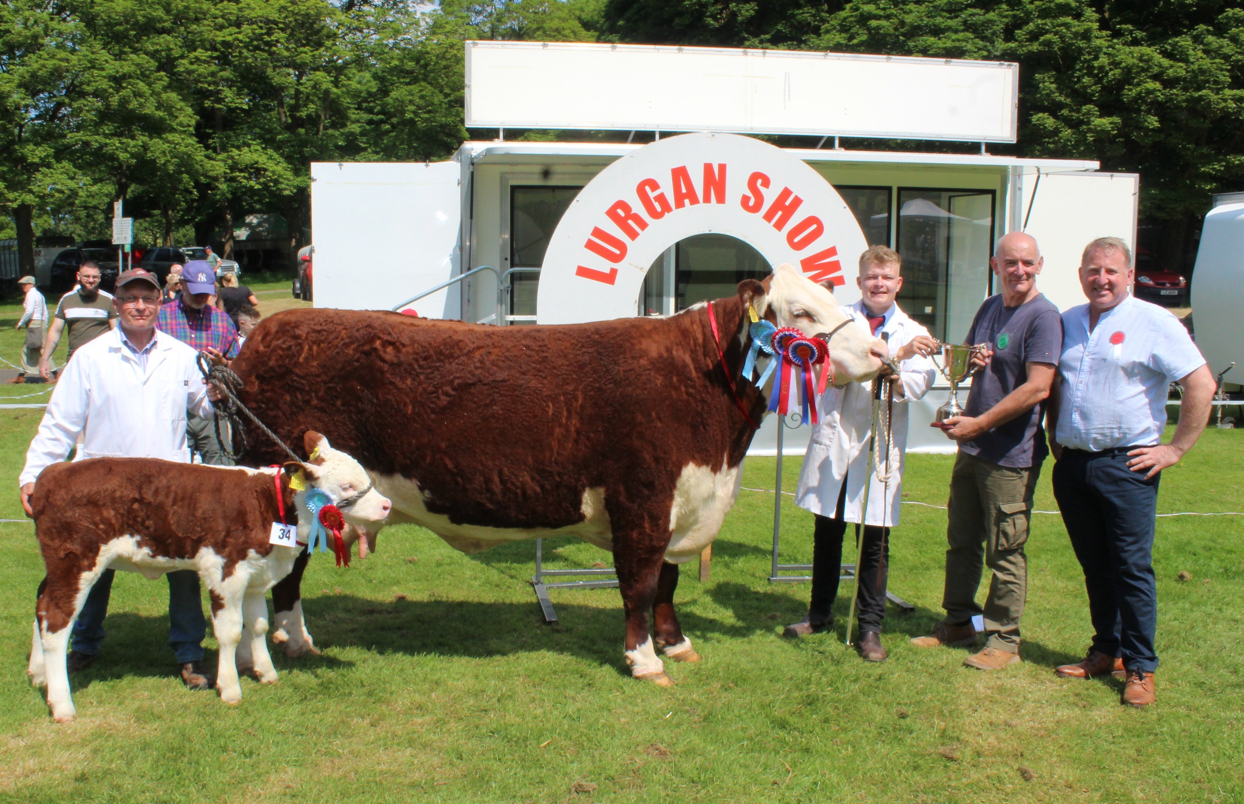 The Beef Inter-Breed  champion at Lurgan Show 2023 and connections