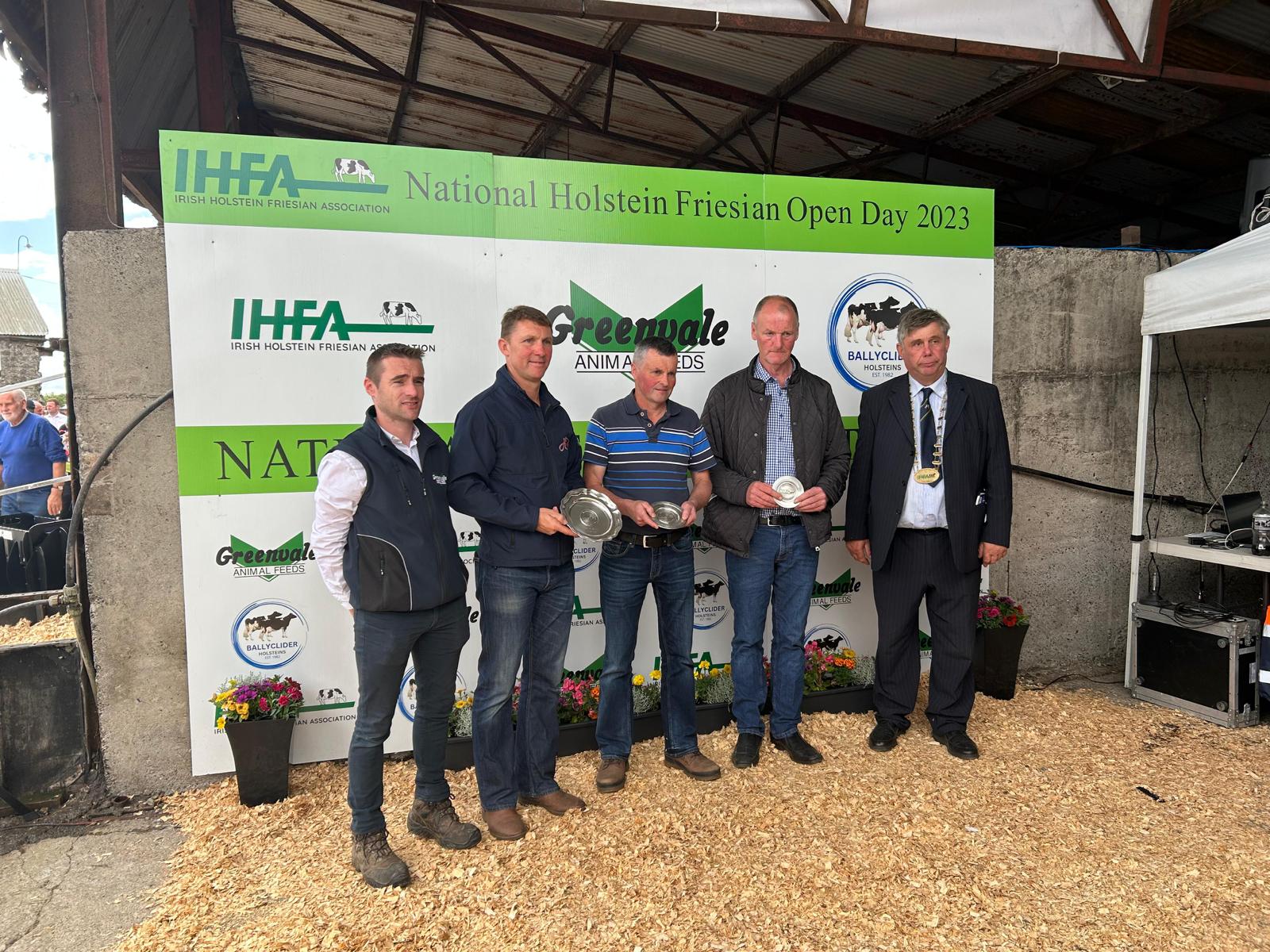 The winner of the 80 cows or less section was the Hallow Holstein herd of Philip Jones from Gorey, Co. Wexford