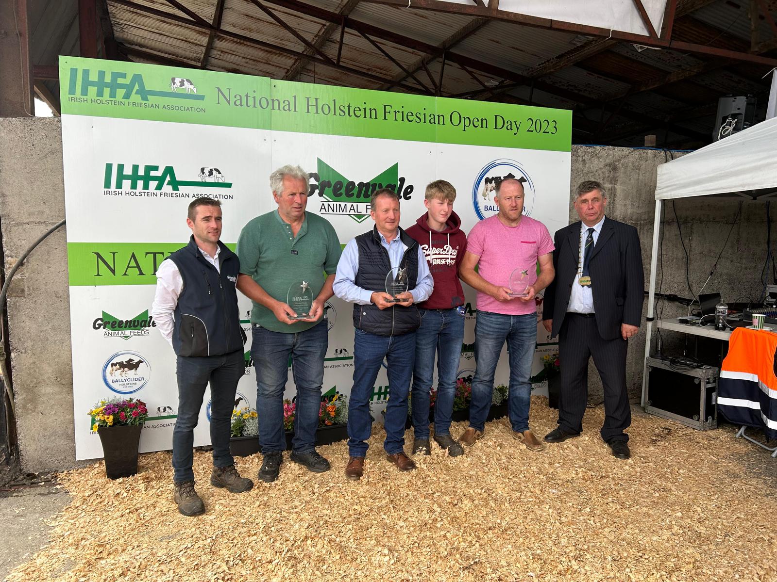 The Judges choice prize was won by the Clonpaddin herd of John, Gary and Pat Hurley from Arklow, Co. Wicklow