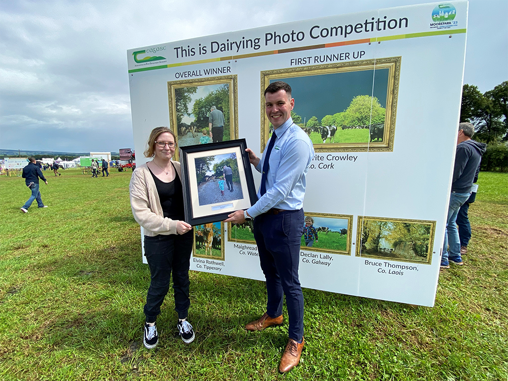 Brid Doherty and Conor Hogan of Teagasc