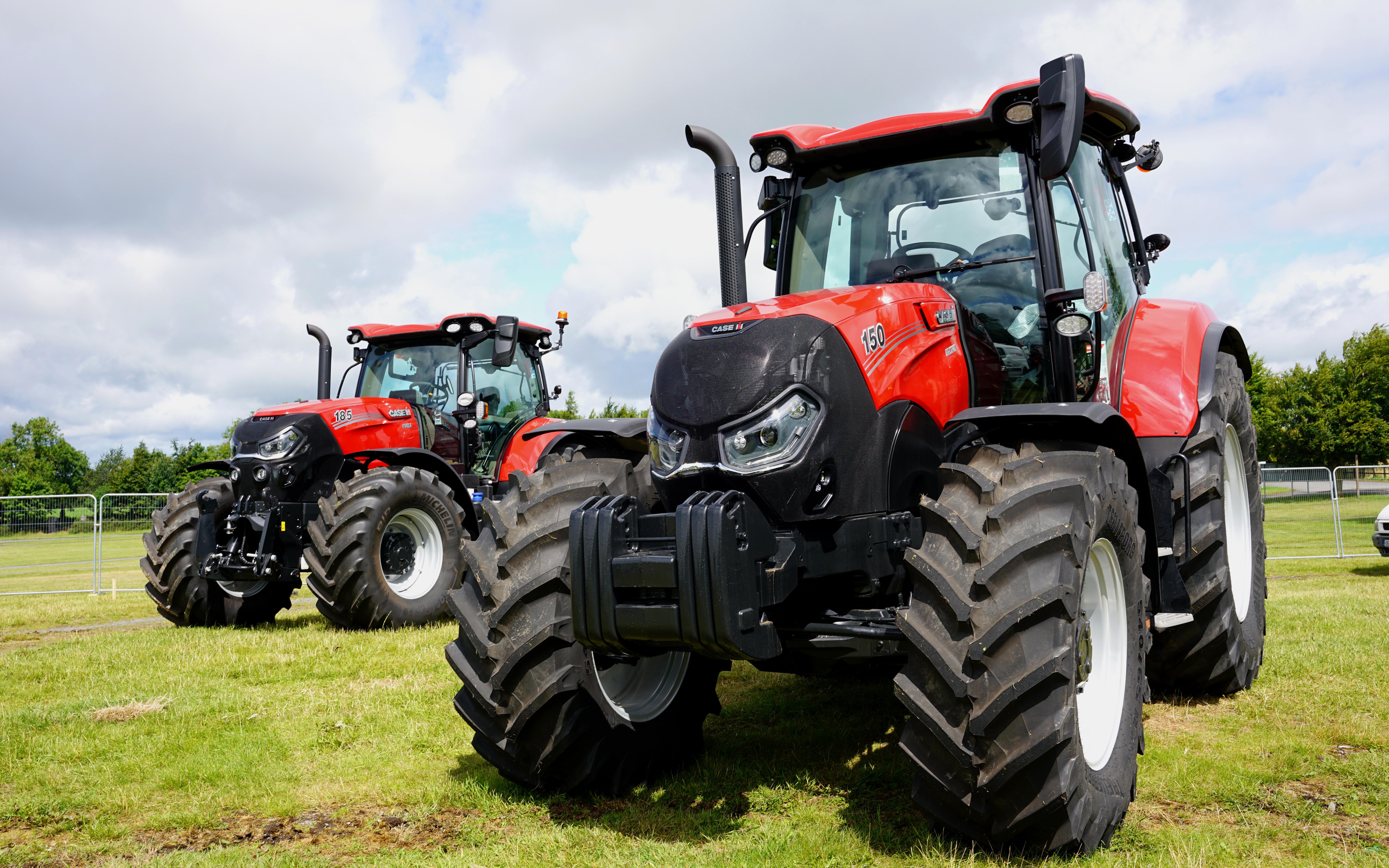 Case has brought some muscle along with the bread and butter tractors. More horsepower equates to more work and even at 150hp and 185hp apiece, these are now considered mid-sized machines