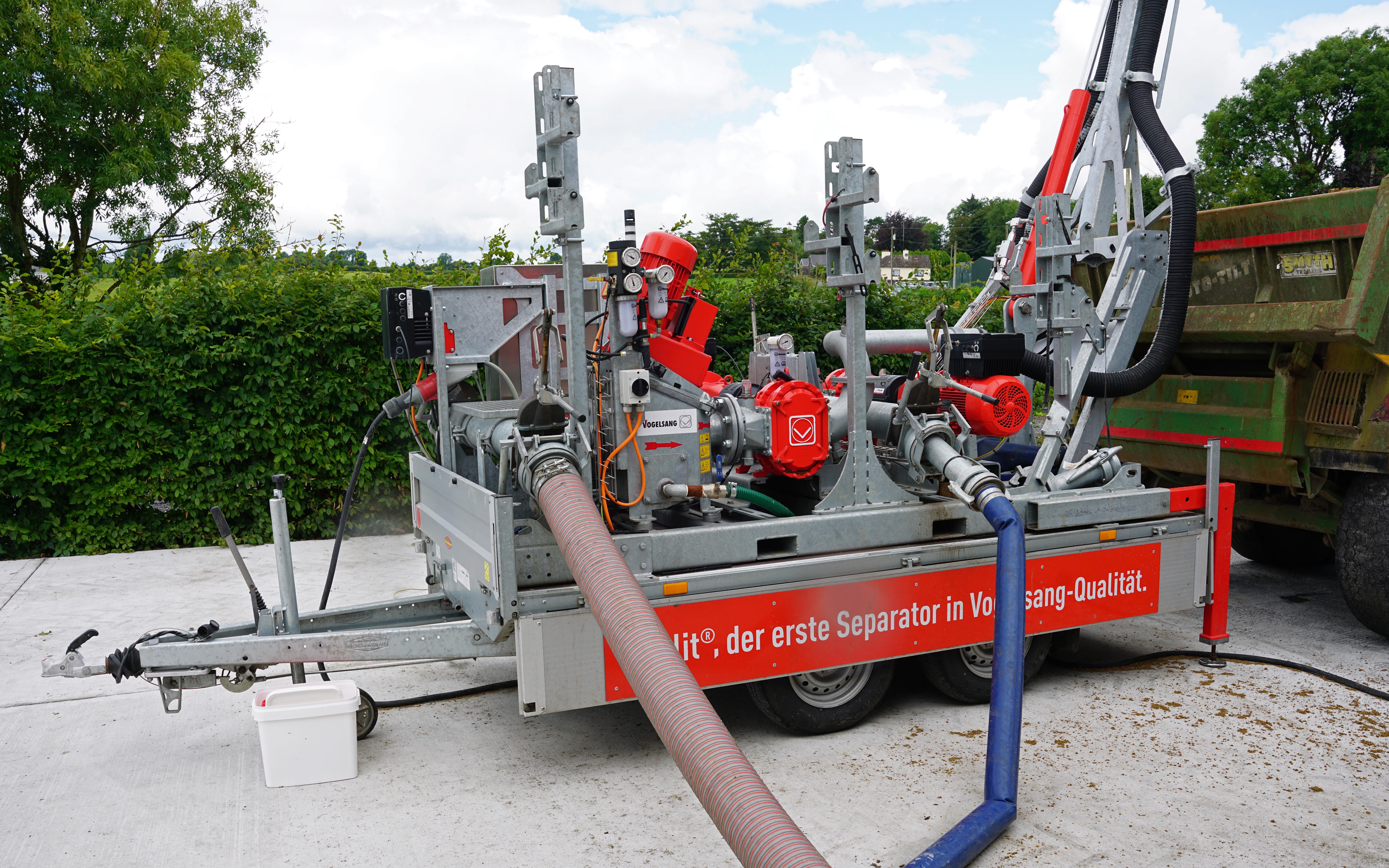 The trailed demonstration unit is built to show what is available rather than represent a standard installation, which may not require all the pumps shown