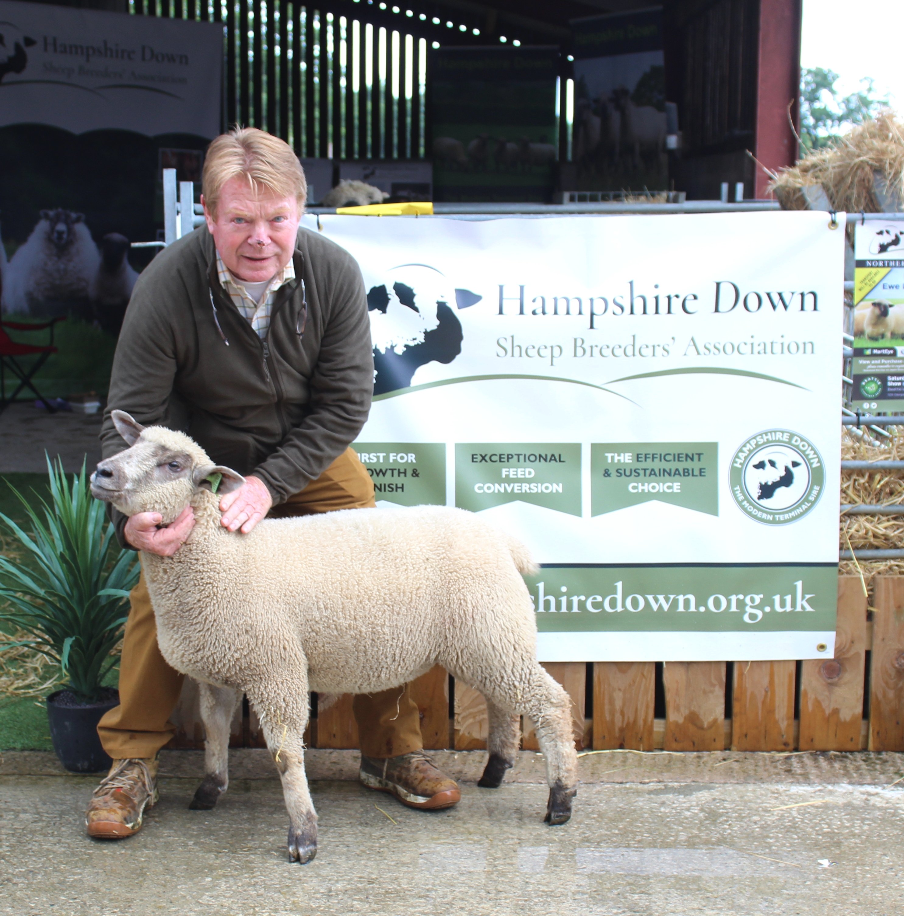 Hampshire Down breeder Kevin McCarthy