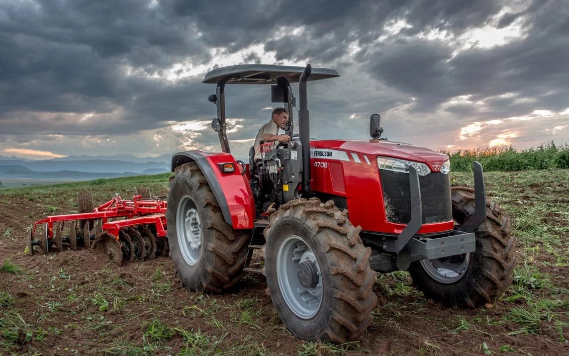 The Massey Ferguson 4708M is also available in platform only configuration