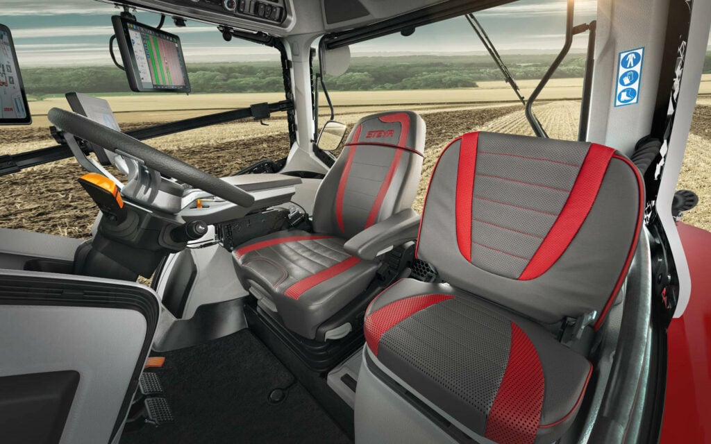 The new cab is 8% larger with an 11% increase in glass area