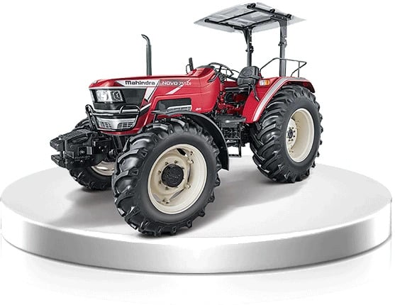 Tractor sales are up 8% in India with the 64hp Mahindra Novo 655 available in India for 11.8 LAKH, or around €12,800