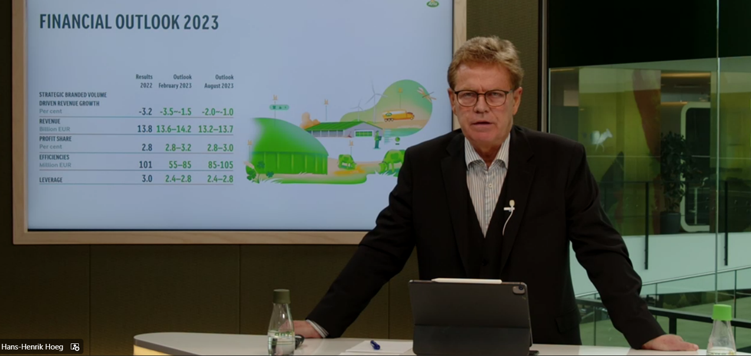 Peder Tuborgh, Arla Foods chief executive