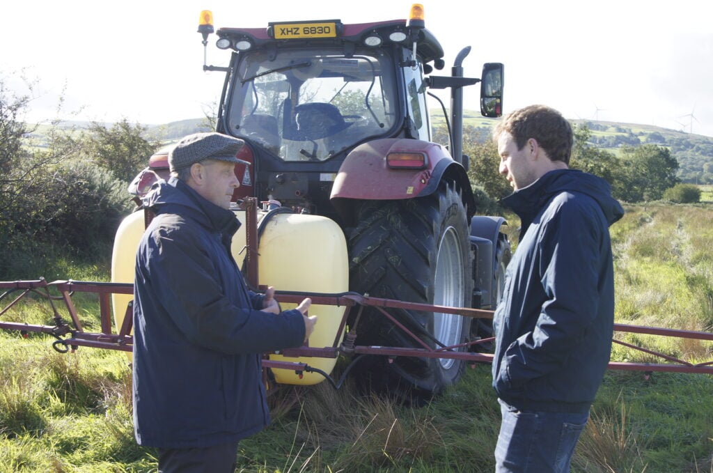 Dominic McCann on farm
